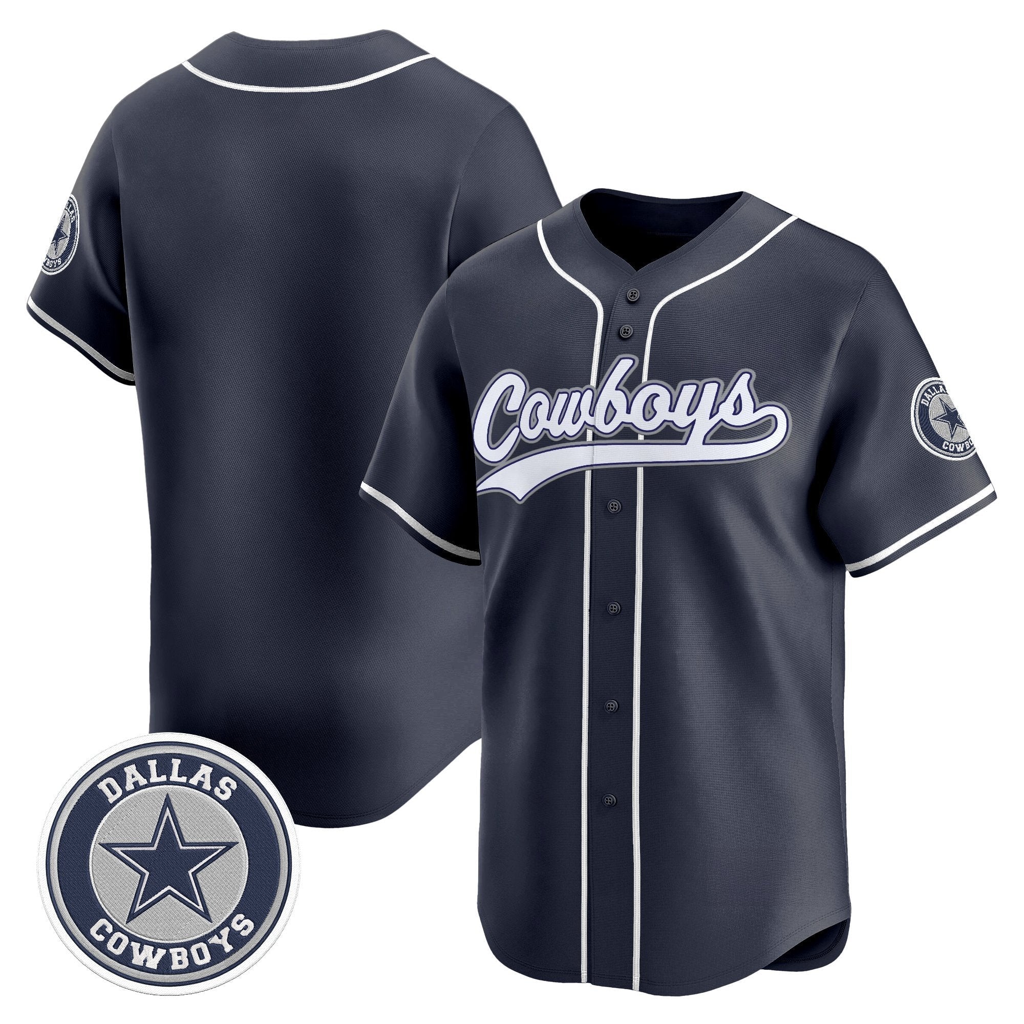 DAL Vapor Baseball Jersey - Stitched