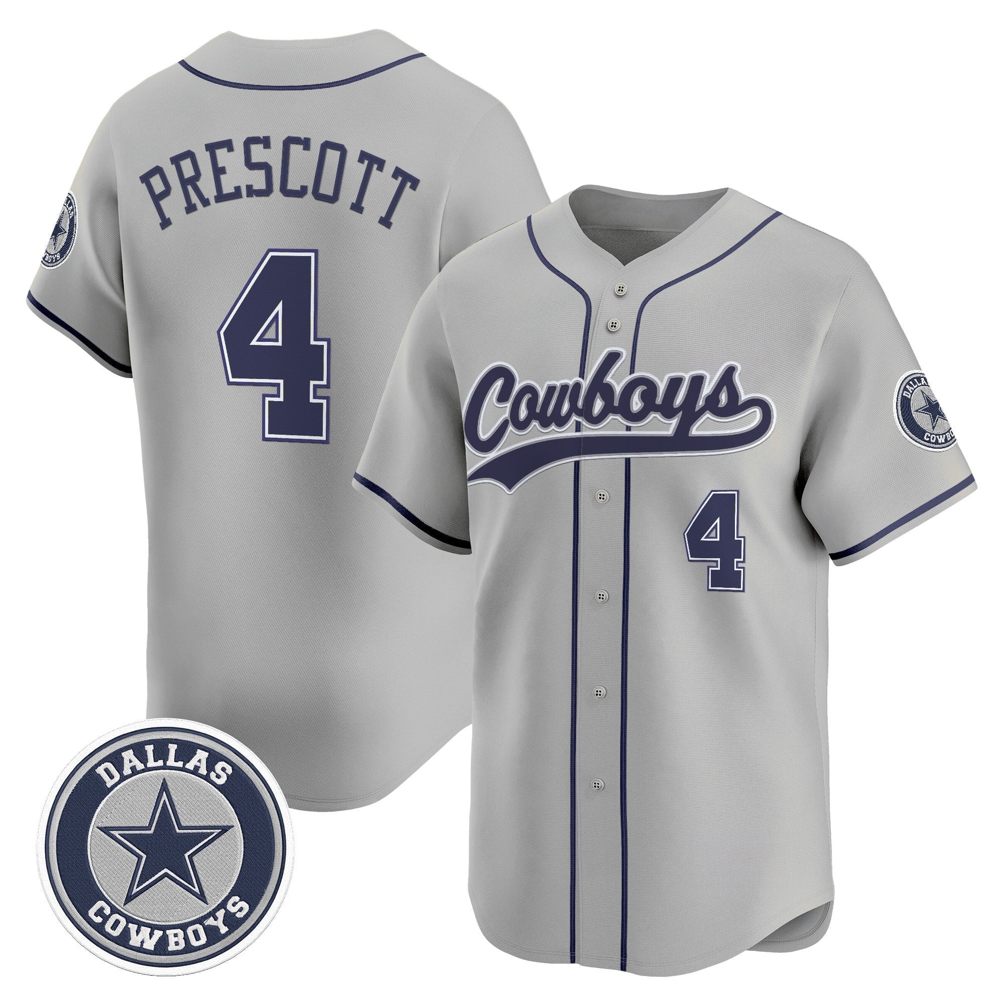 DAL Vapor Baseball Jersey - Stitched