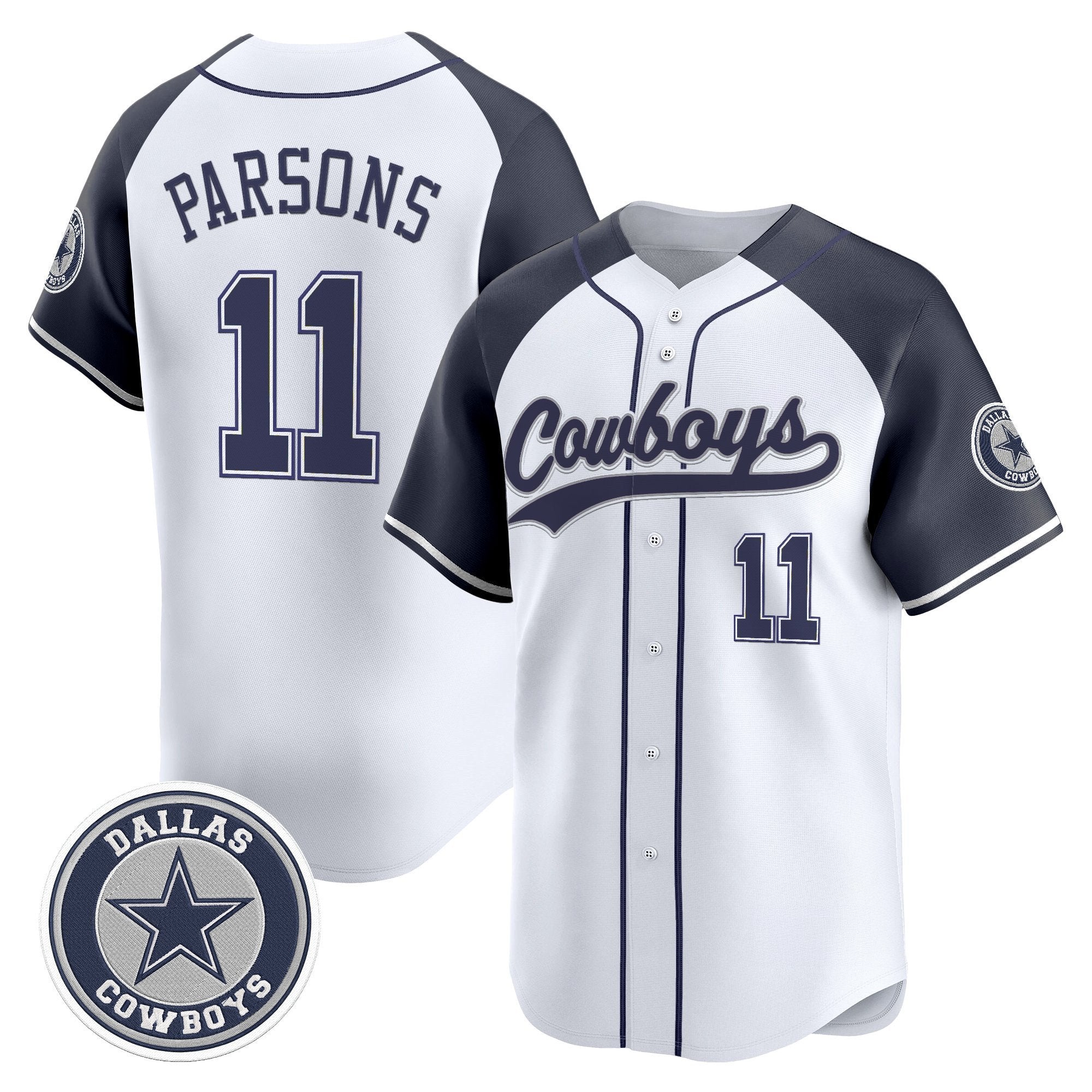 DAL Vapor Baseball Jersey - Stitched