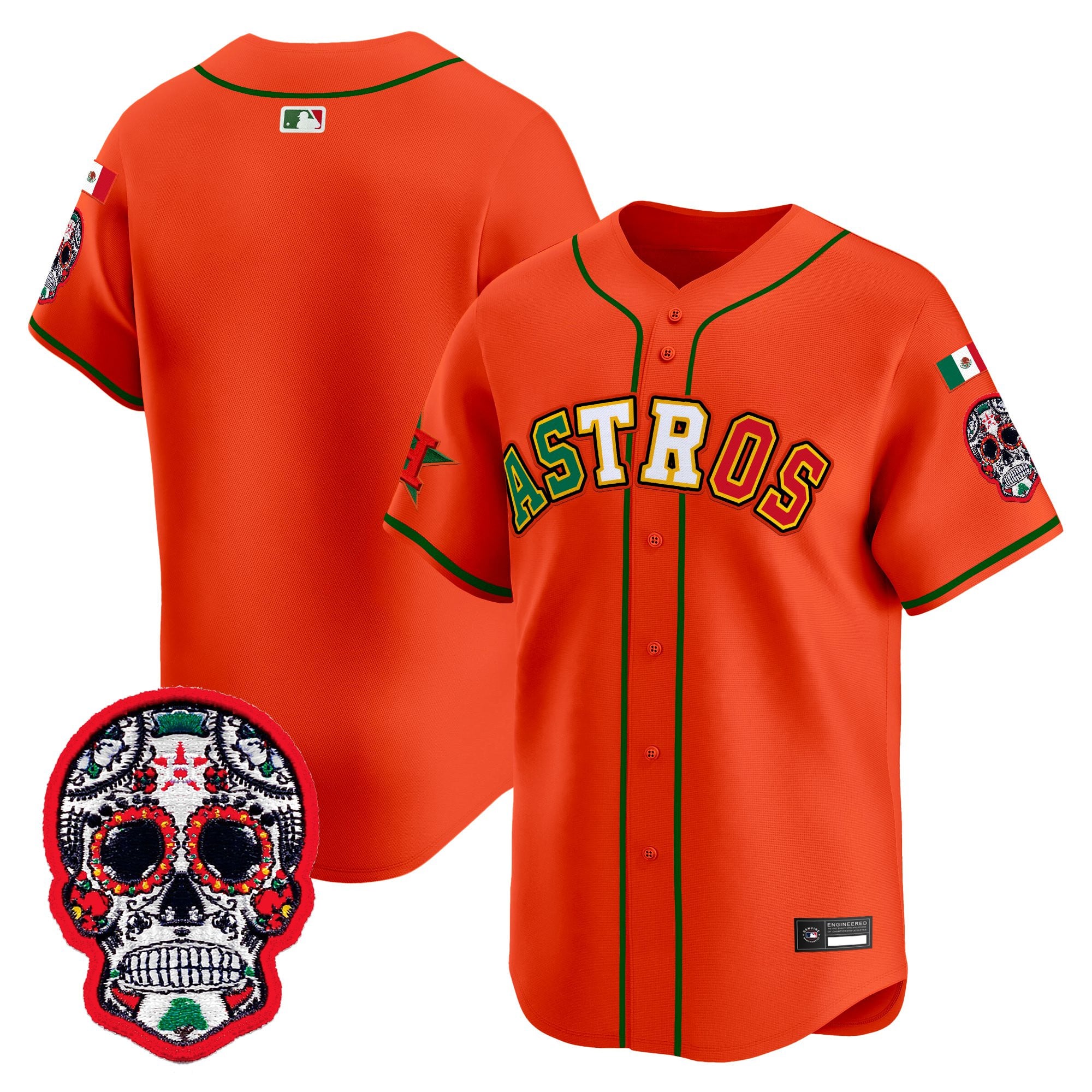 HOU Mexico 2025 'Día de los Muertos Edition' Vapor Premier Limited Jersey - Stitched
