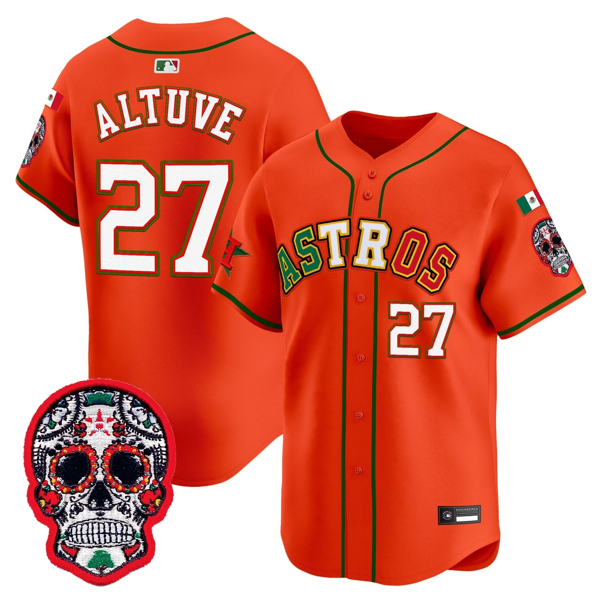 HOU Mexico 2025 'Día de los Muertos Edition' Vapor Premier Limited Jersey - Stitched