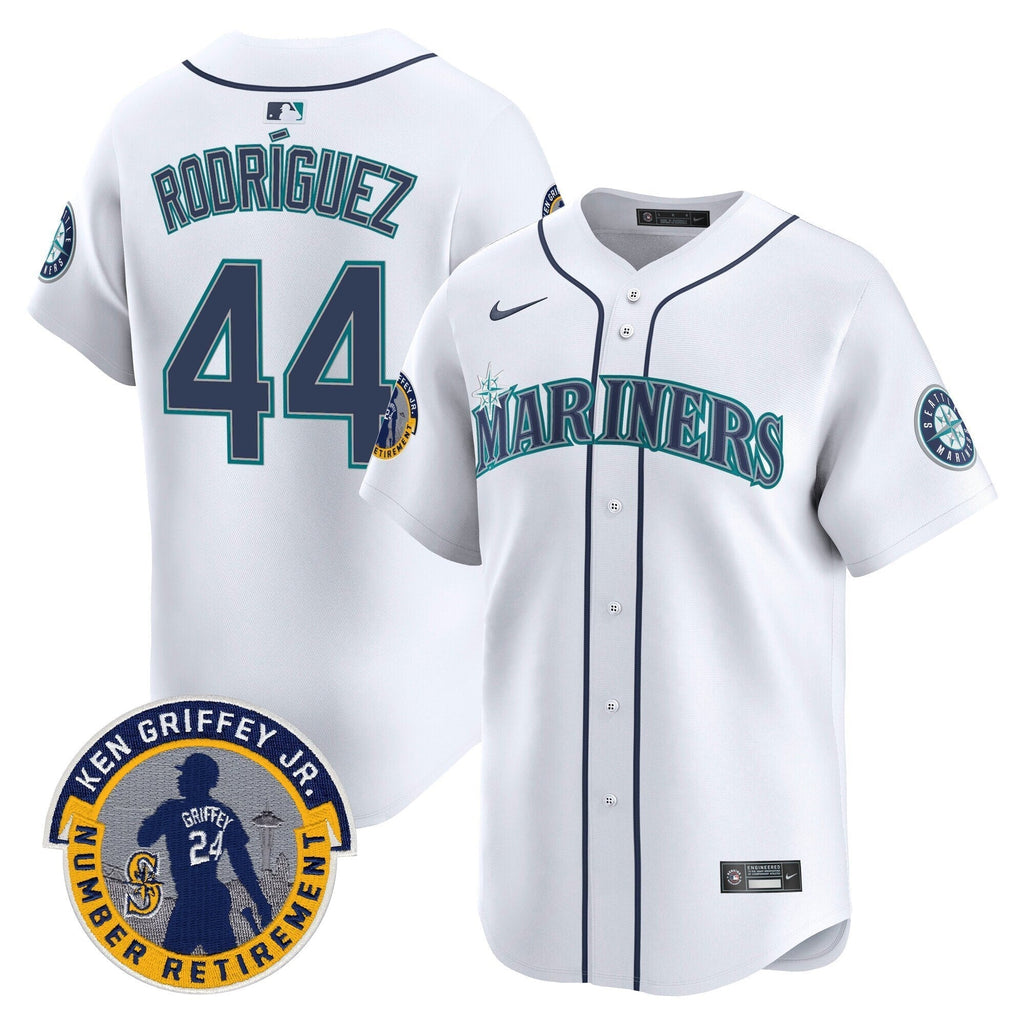 SEA 2025 Ken Griffey Jr. Patch Vapor Premier Limited Jersey - Stitched
