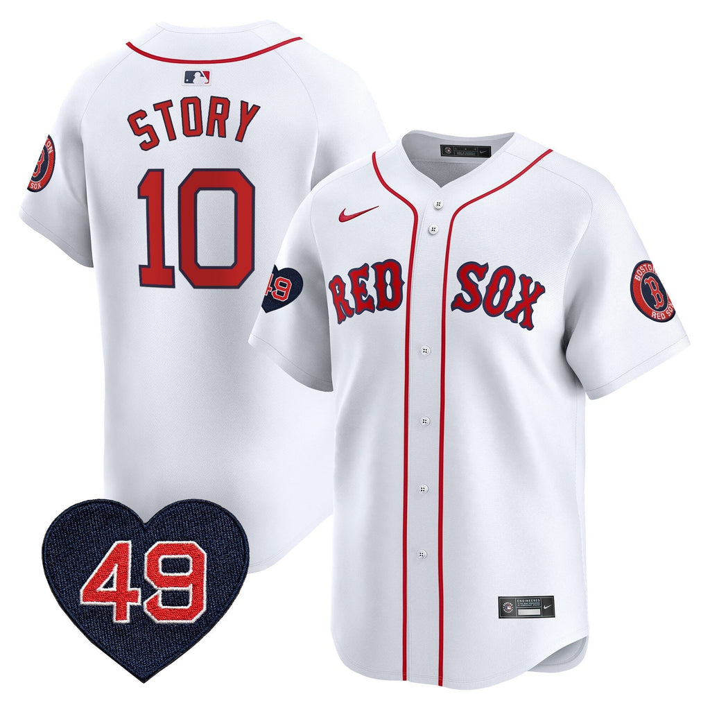 BOS Tim Wakefield Patch Vapor Premier Limited Jersey - Stitched