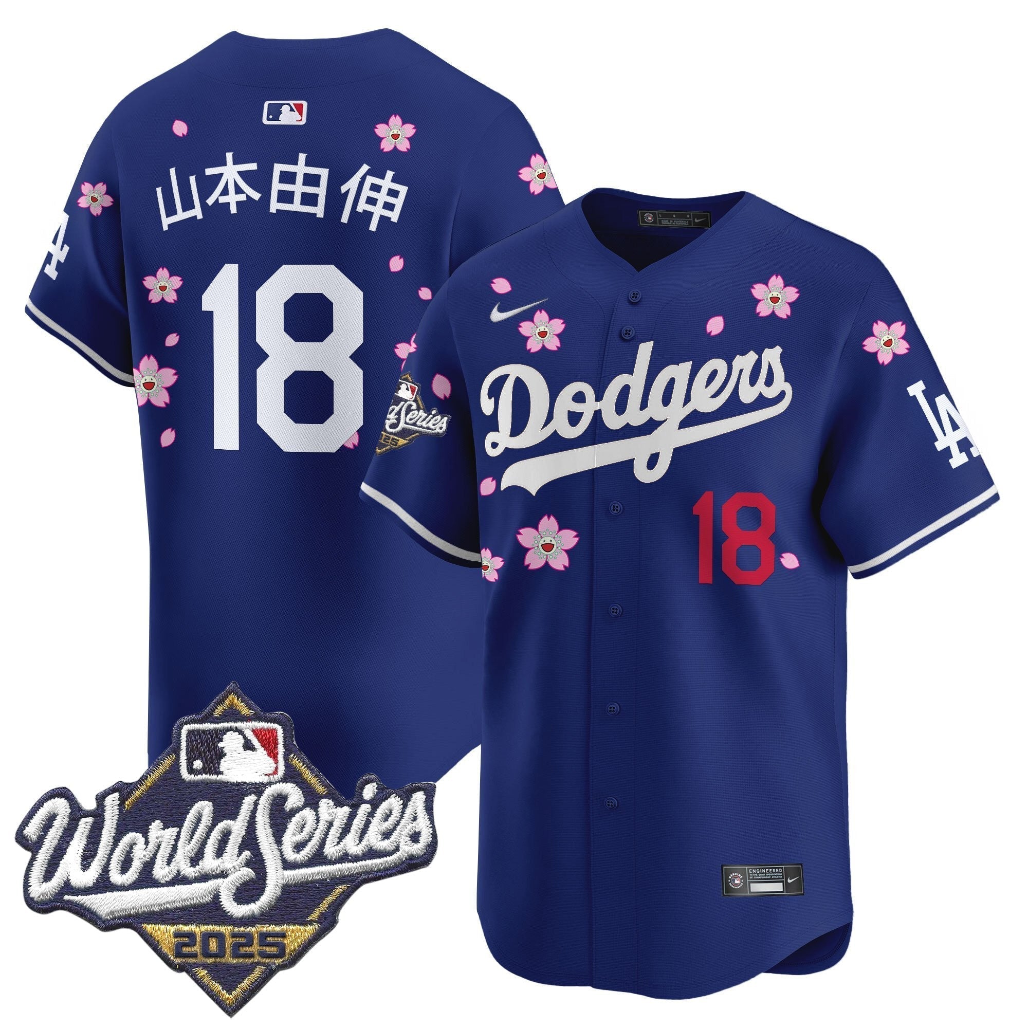 Dodgers 2025 World Series x Tokyo Series Vapor Premier Limited Jersey - All Stitched