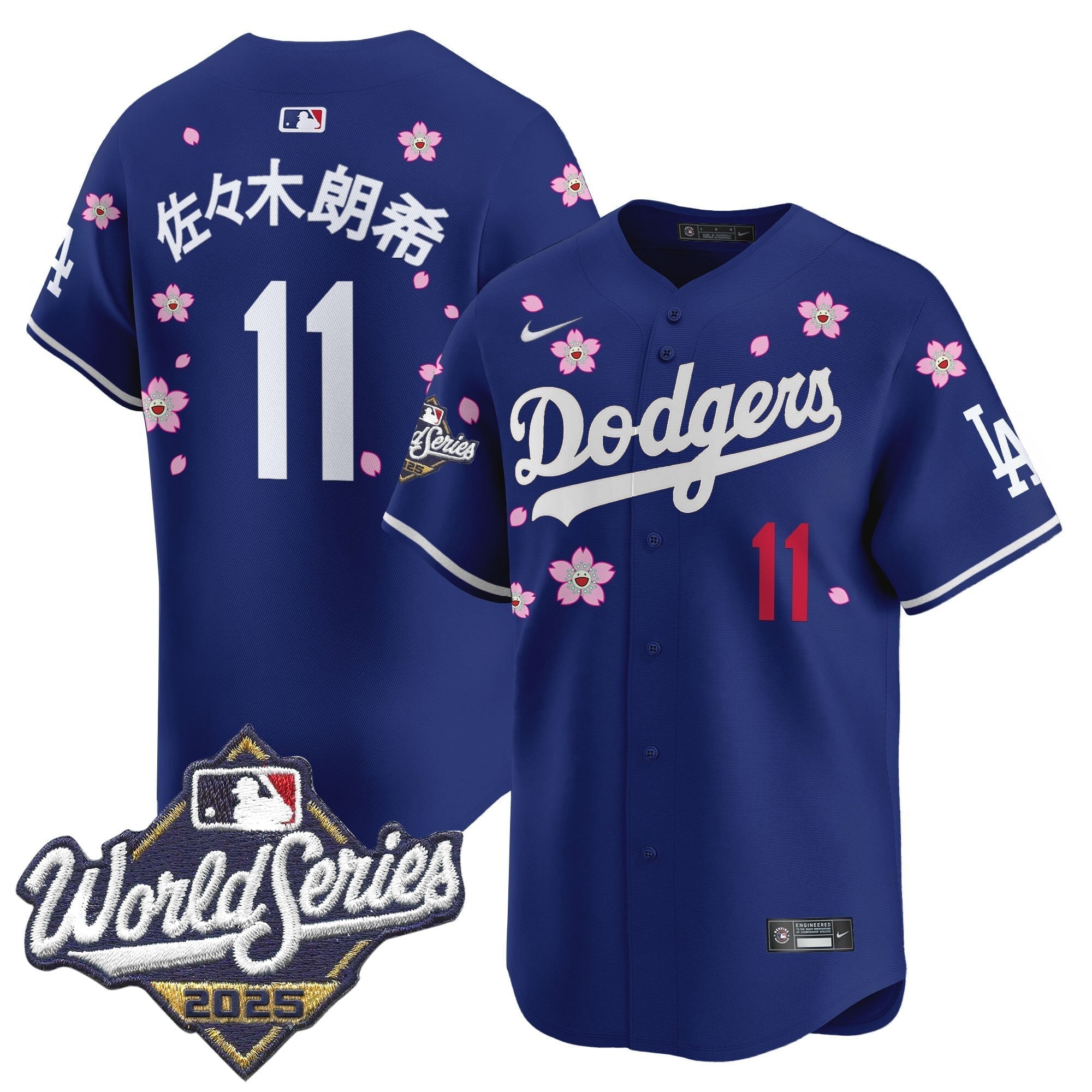 Dodgers 2025 World Series x Tokyo Series Vapor Premier Limited Jersey - All Stitched