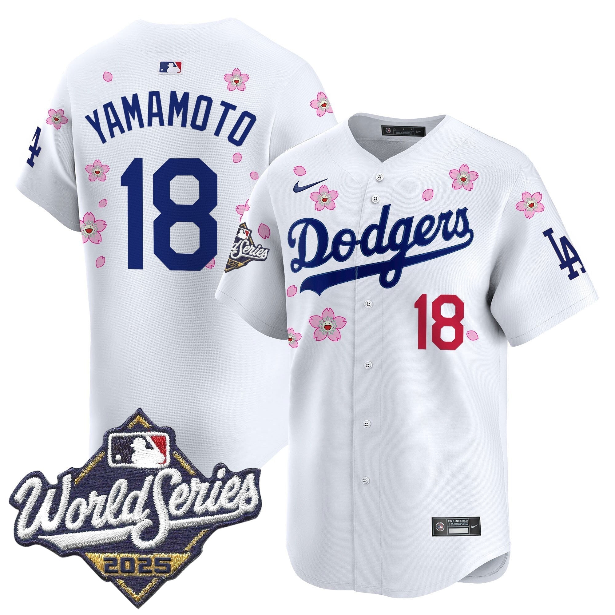 Dodgers 2025 World Series x Tokyo Series Vapor Premier Limited Jersey - All Stitched