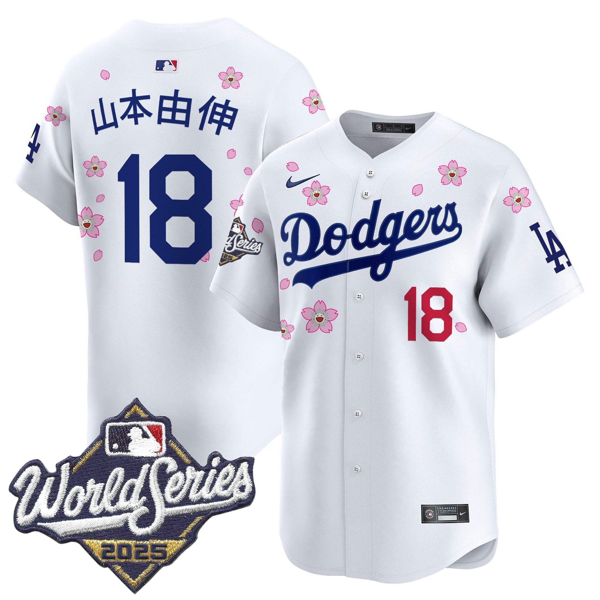 Dodgers 2025 World Series x Tokyo Series Vapor Premier Limited Jersey - All Stitched