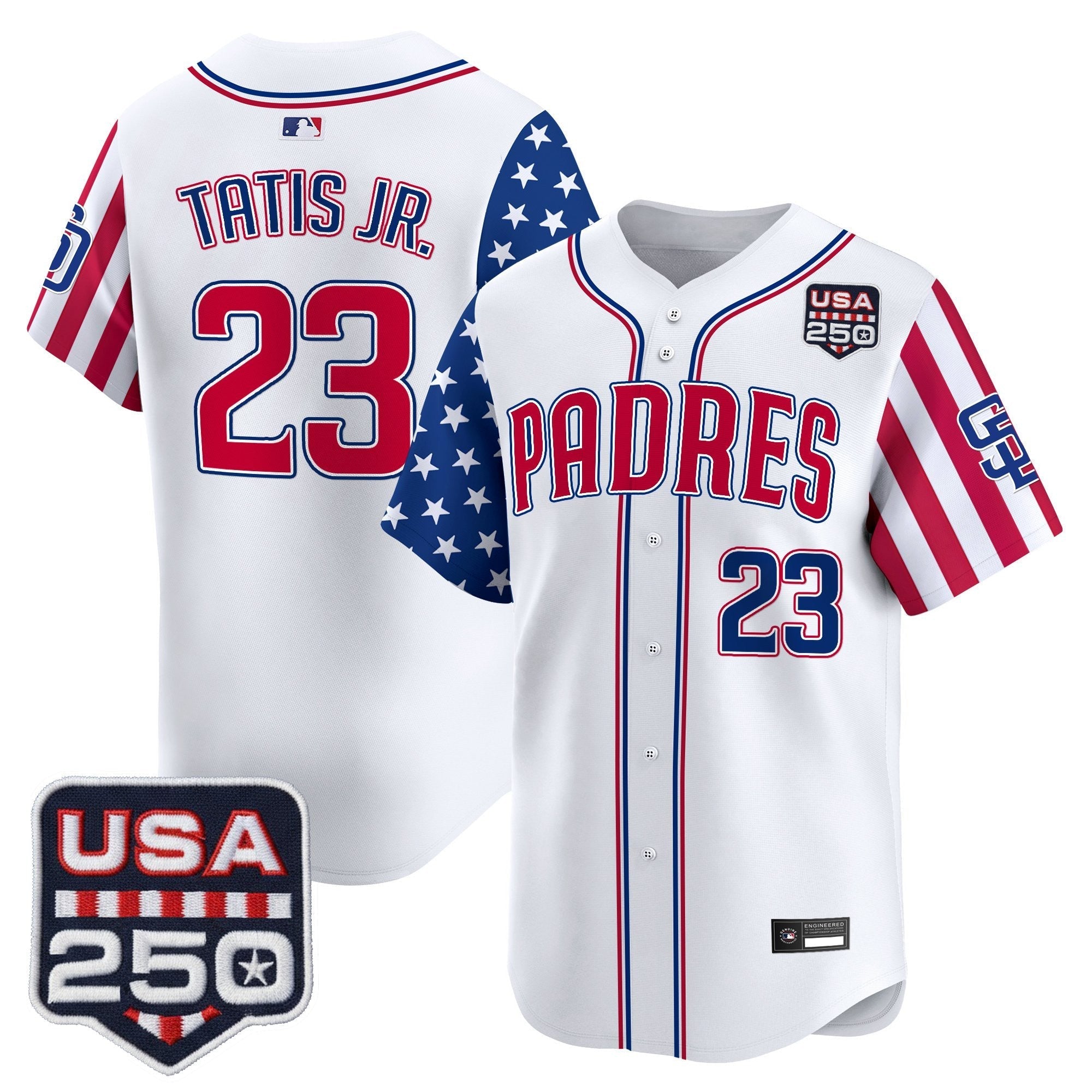 SD "America250 Edition" Vapor Premier Limited Jersey - Stitched