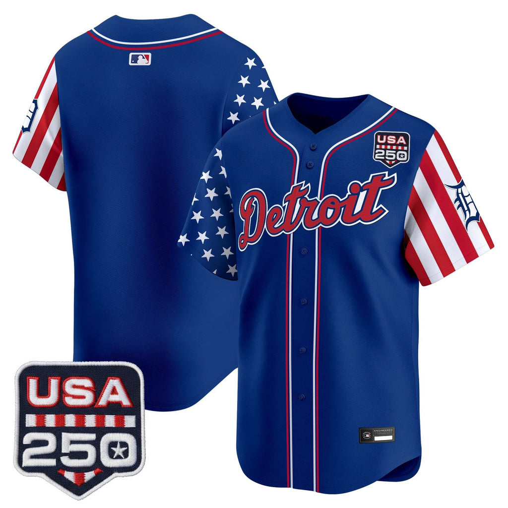 DET "America250 Edition" Vapor Premier Limited Jersey - Stitched