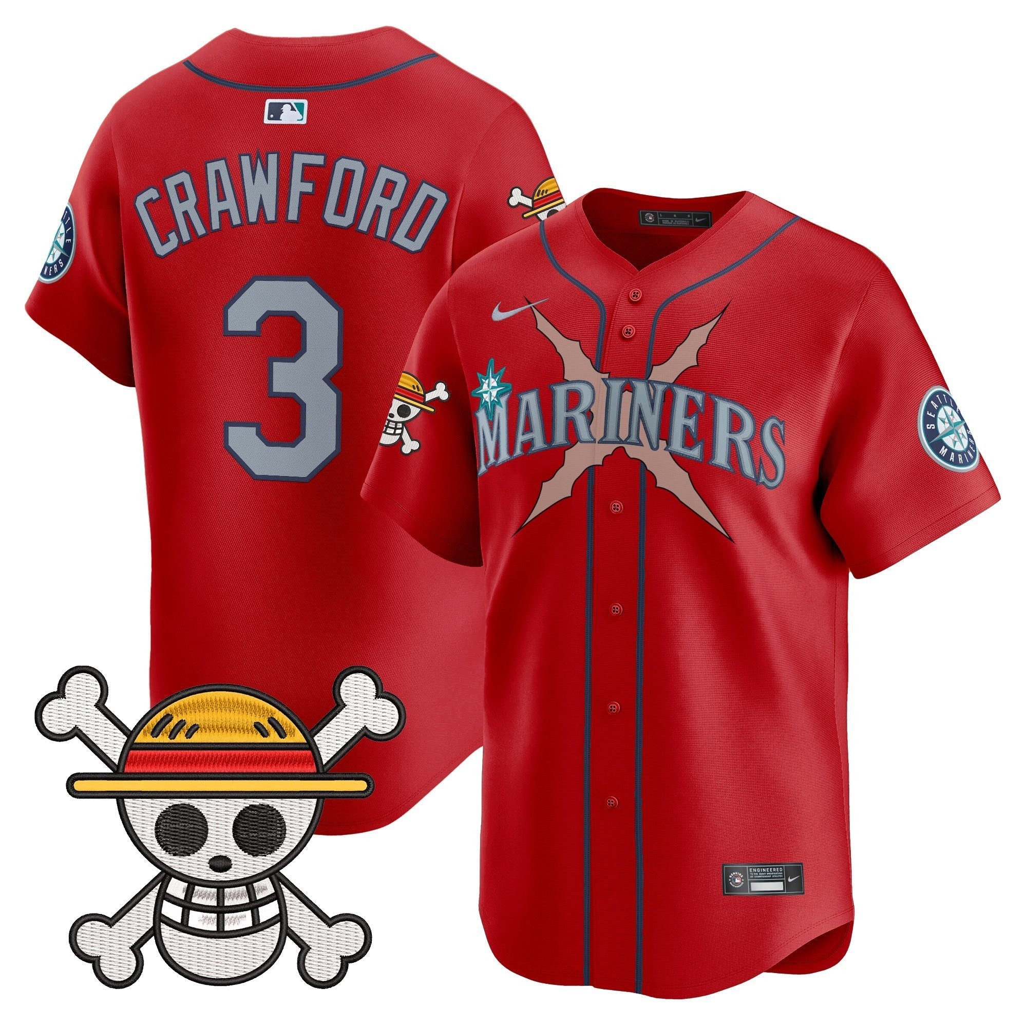 SEA x One Piece Vapor Premier Limited Jersey - Stitched