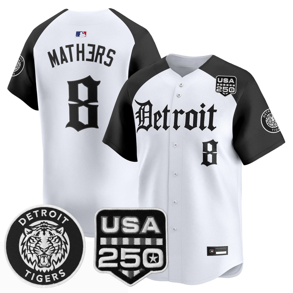 DET ‘Gothic Edition’ Vapor Premier Limited Jersey - Stitched