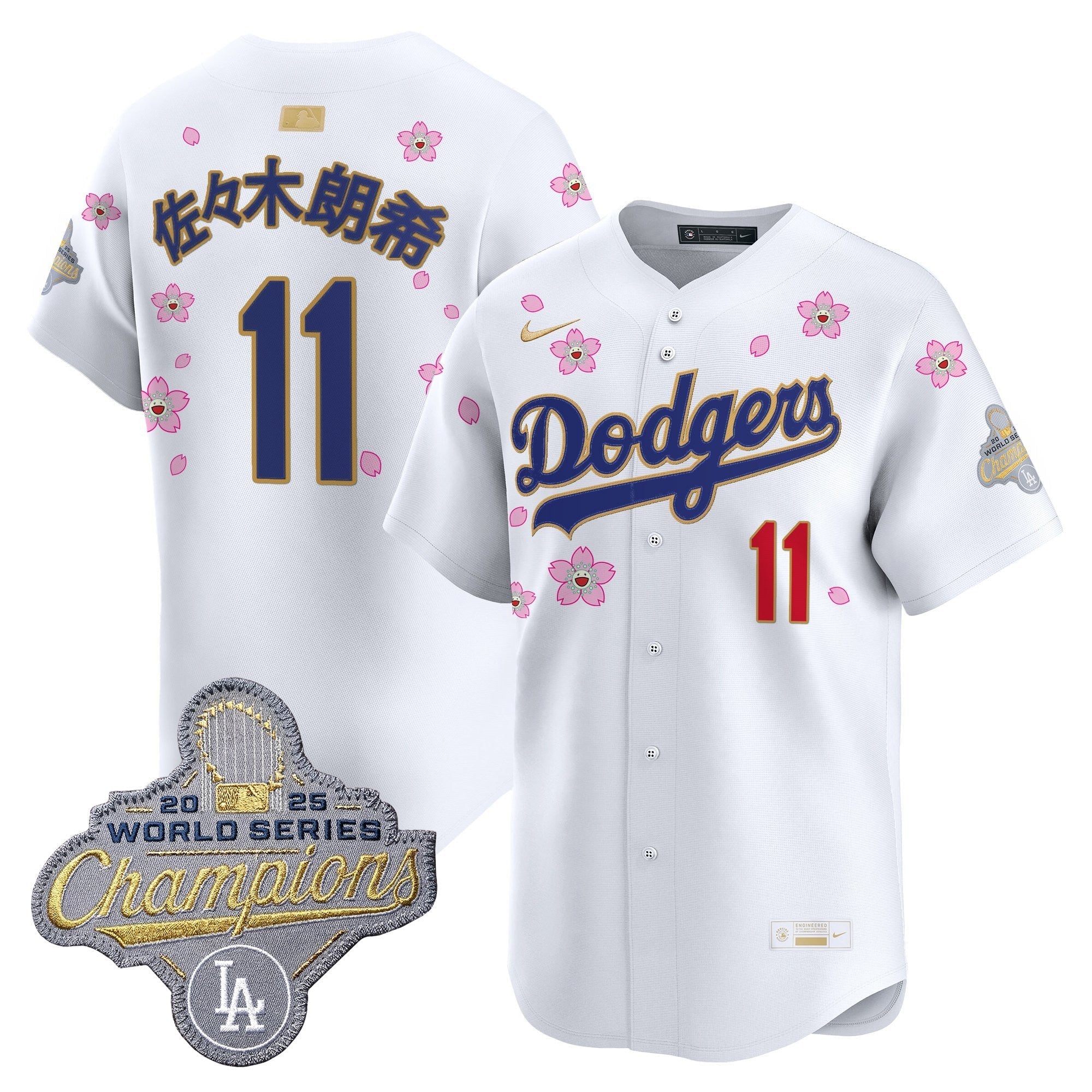 LAD "Tokyo Series x Gold Collection" Vapor Premier Limited Jersey - Stitched