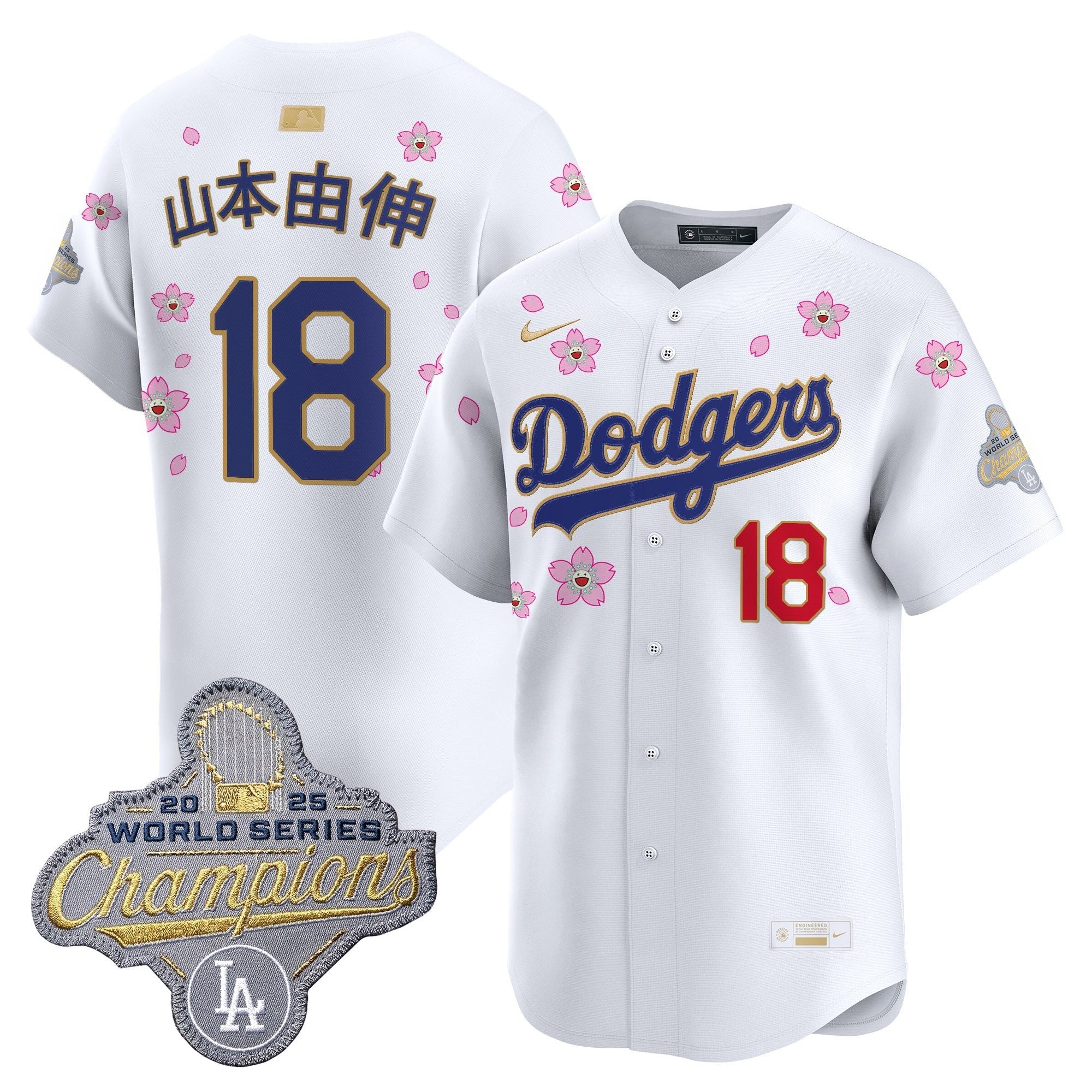 LAD "Tokyo Series x Gold Collection" Vapor Premier Limited Jersey - Stitched
