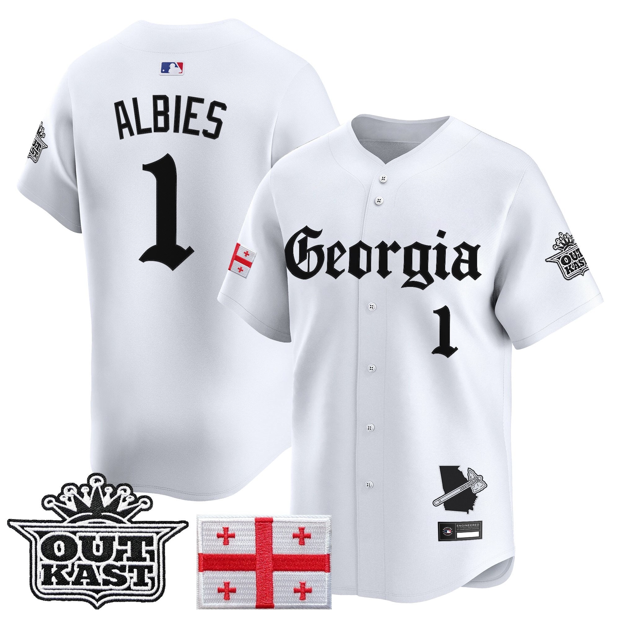 ATL 'Georgia x Outkast Gothic Edition' Vapor Premier Limited Jersey - Stitched