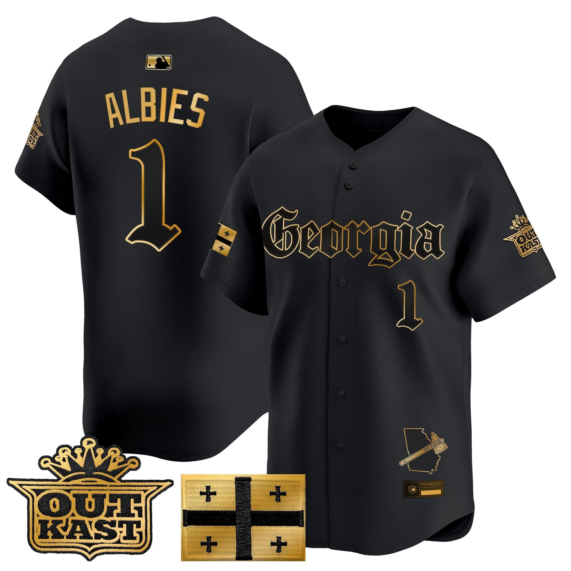 ATL 'Georgia x Outkast Gothic Edition' Vapor Premier Limited Jersey - Stitched