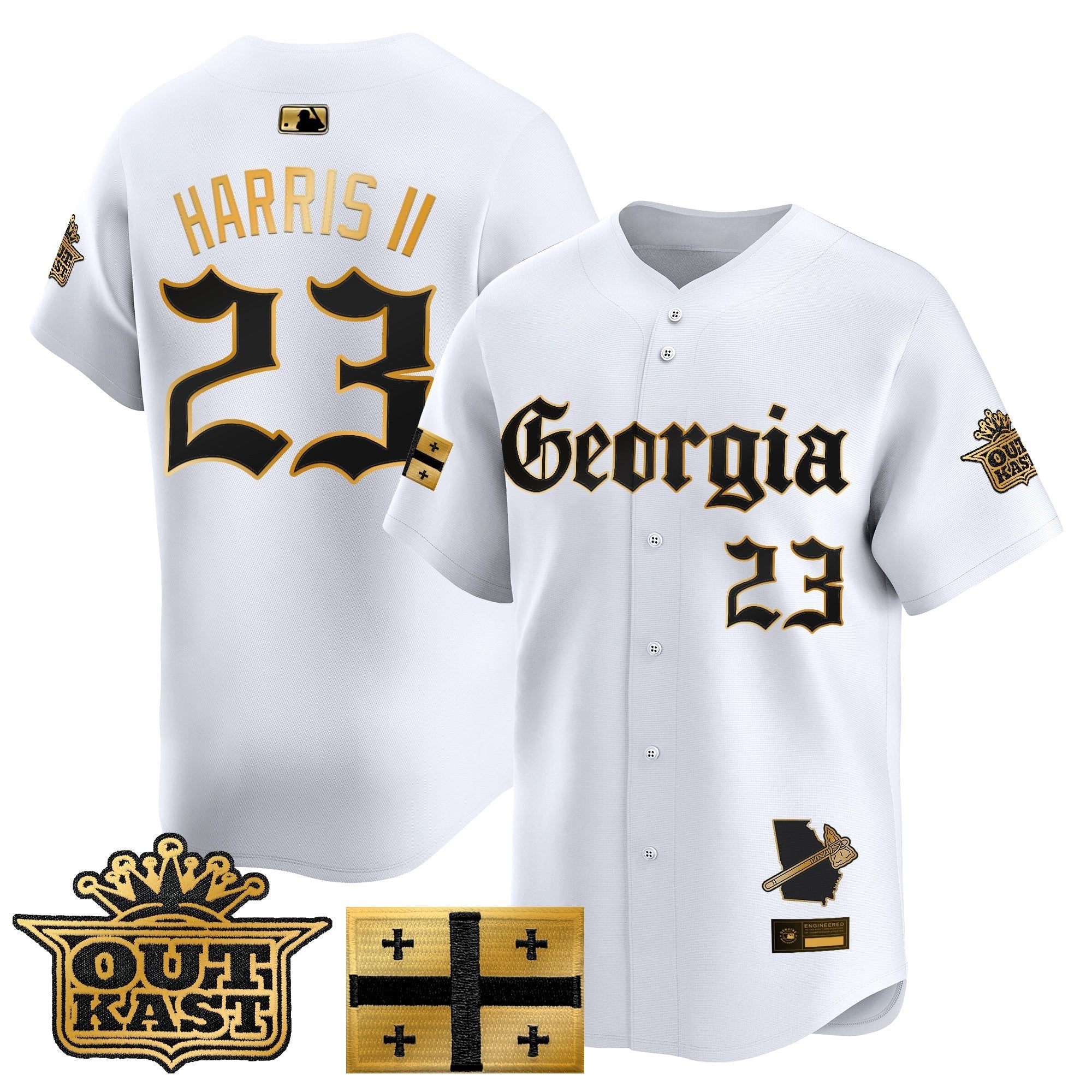 ATL 'Georgia x Outkast Gothic Edition' Vapor Premier Limited Jersey - Stitched