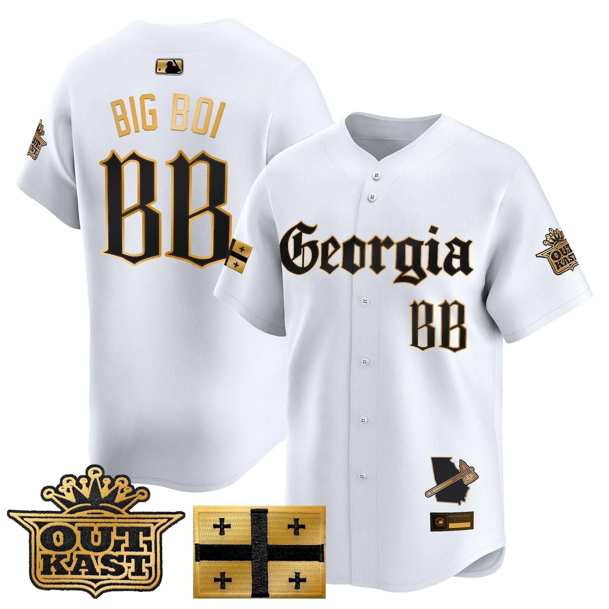ATL 'Georgia x Outkast Gothic Edition' Vapor Premier Limited Jersey - Stitched