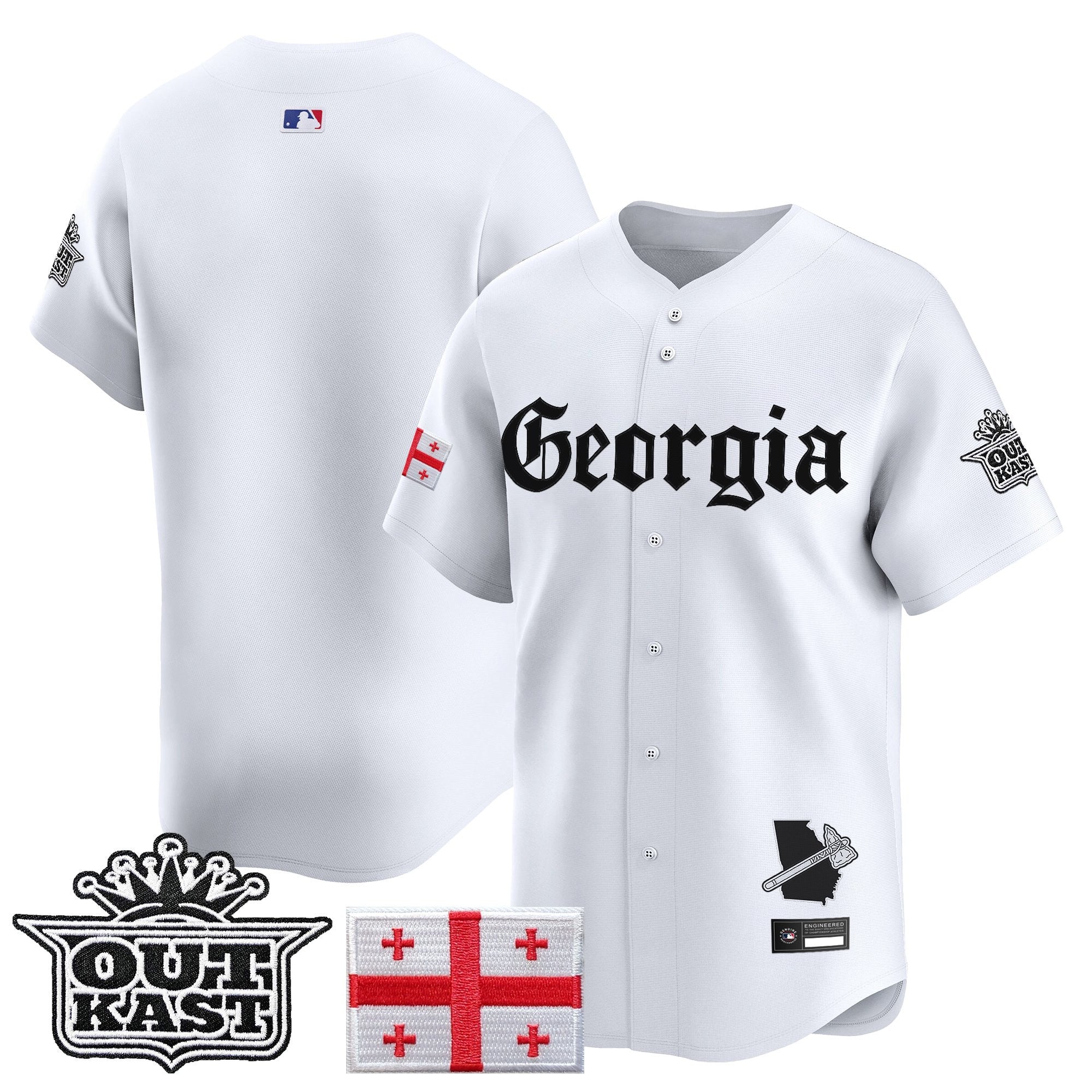ATL 'Georgia x Outkast Gothic Edition' Vapor Premier Limited Jersey - Stitched