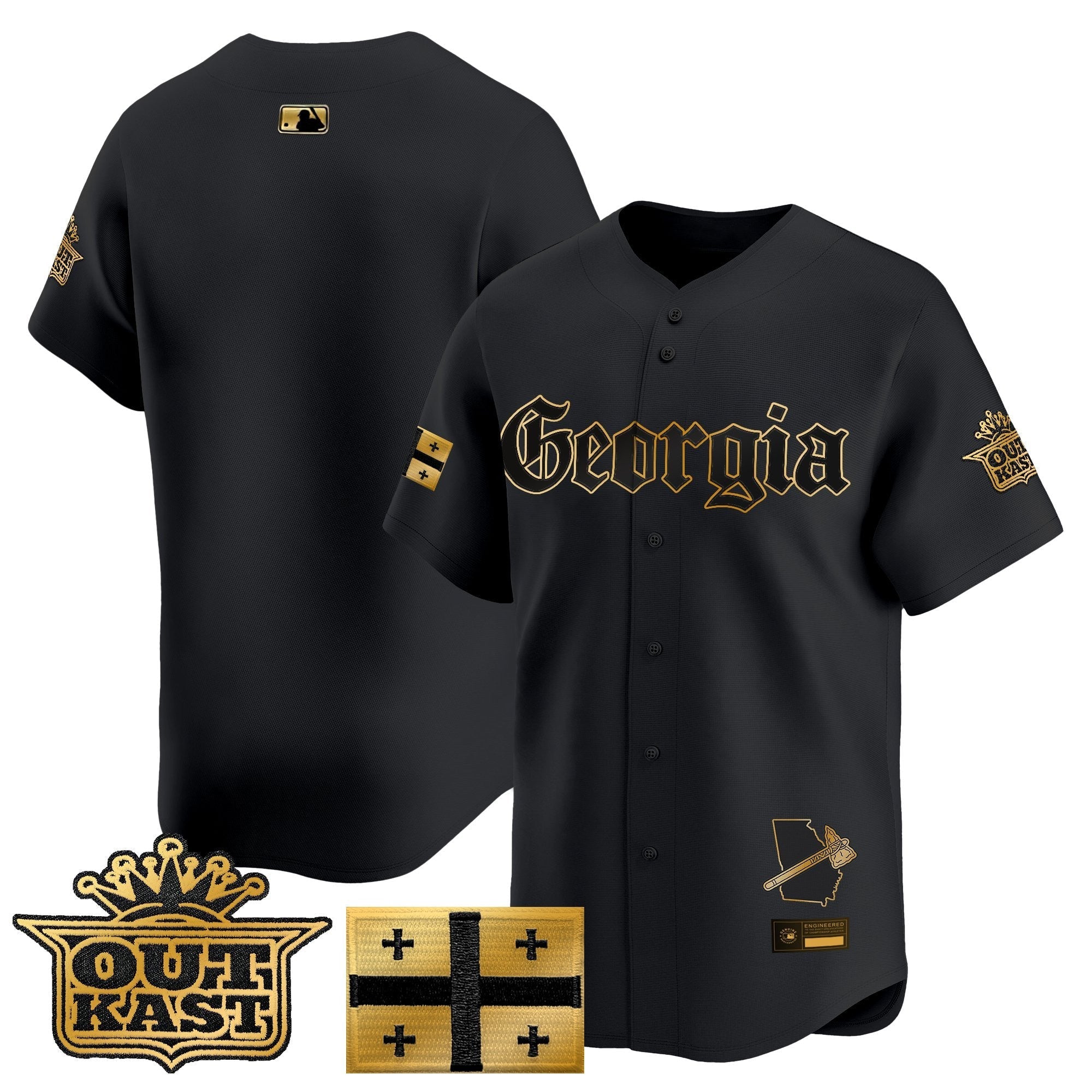 ATL 'Georgia x Outkast Gothic Edition' Vapor Premier Limited Jersey - Stitched