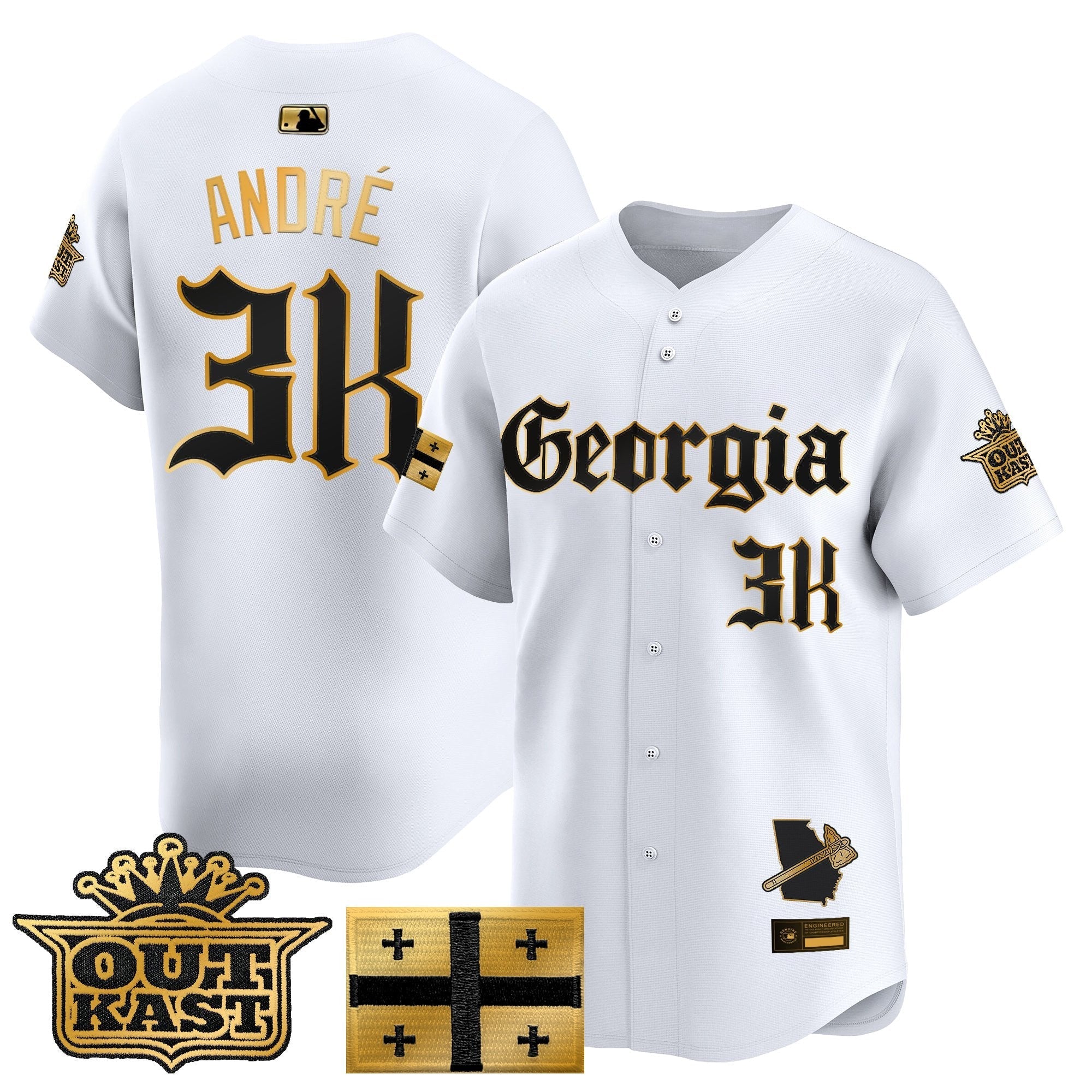 ATL 'Georgia x Outkast Gothic Edition' Vapor Premier Limited Jersey - Stitched