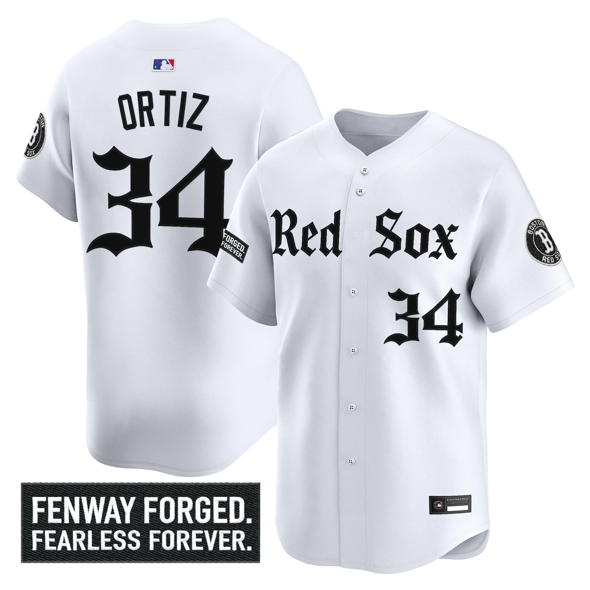BOS 'Gothic Edition' Vapor Premier Limited Jersey - Stitched