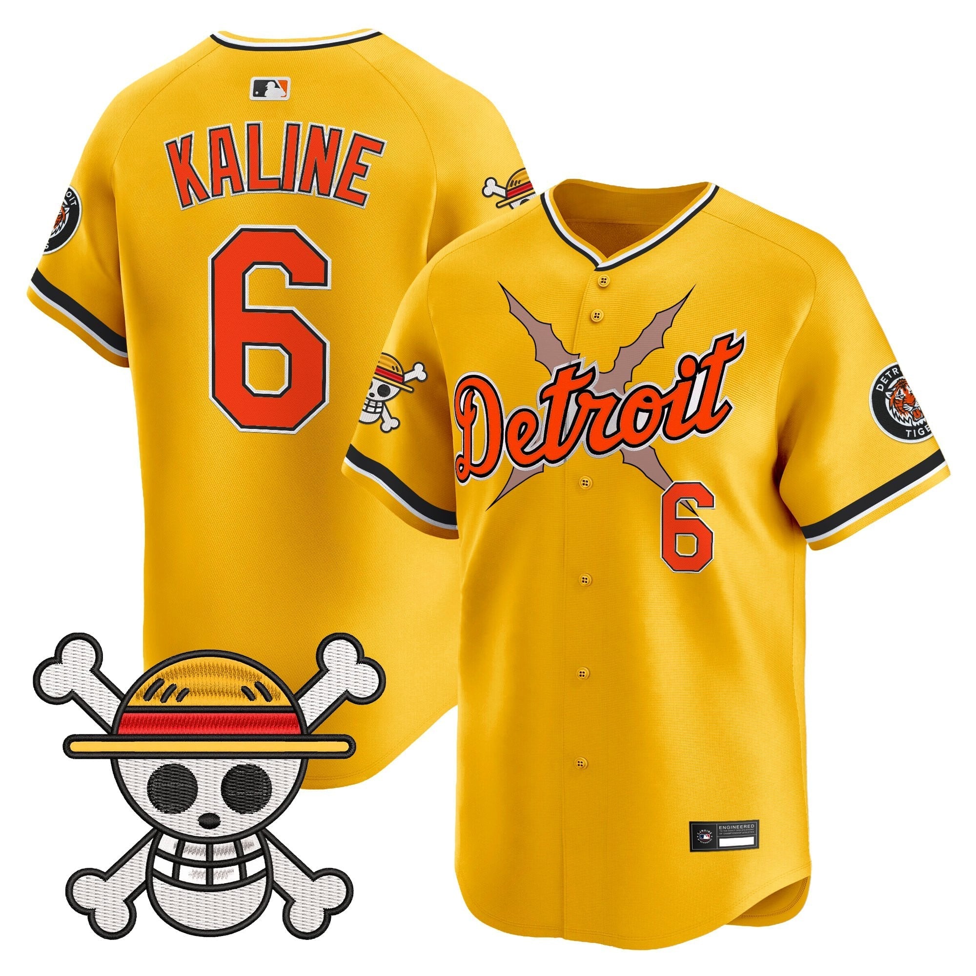 DET x  OP Vapor Premier Limited Jersey - Stitched