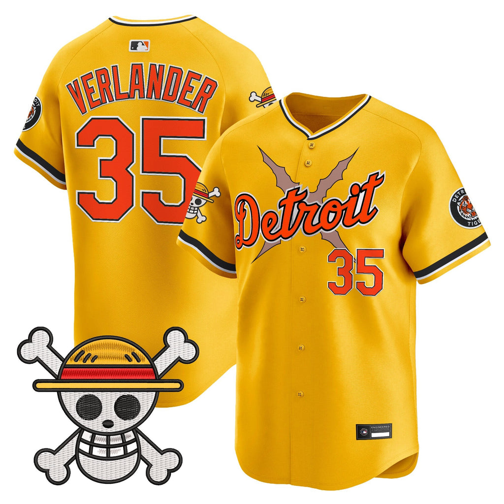 DET x  OP Vapor Premier Limited Jersey - Stitched