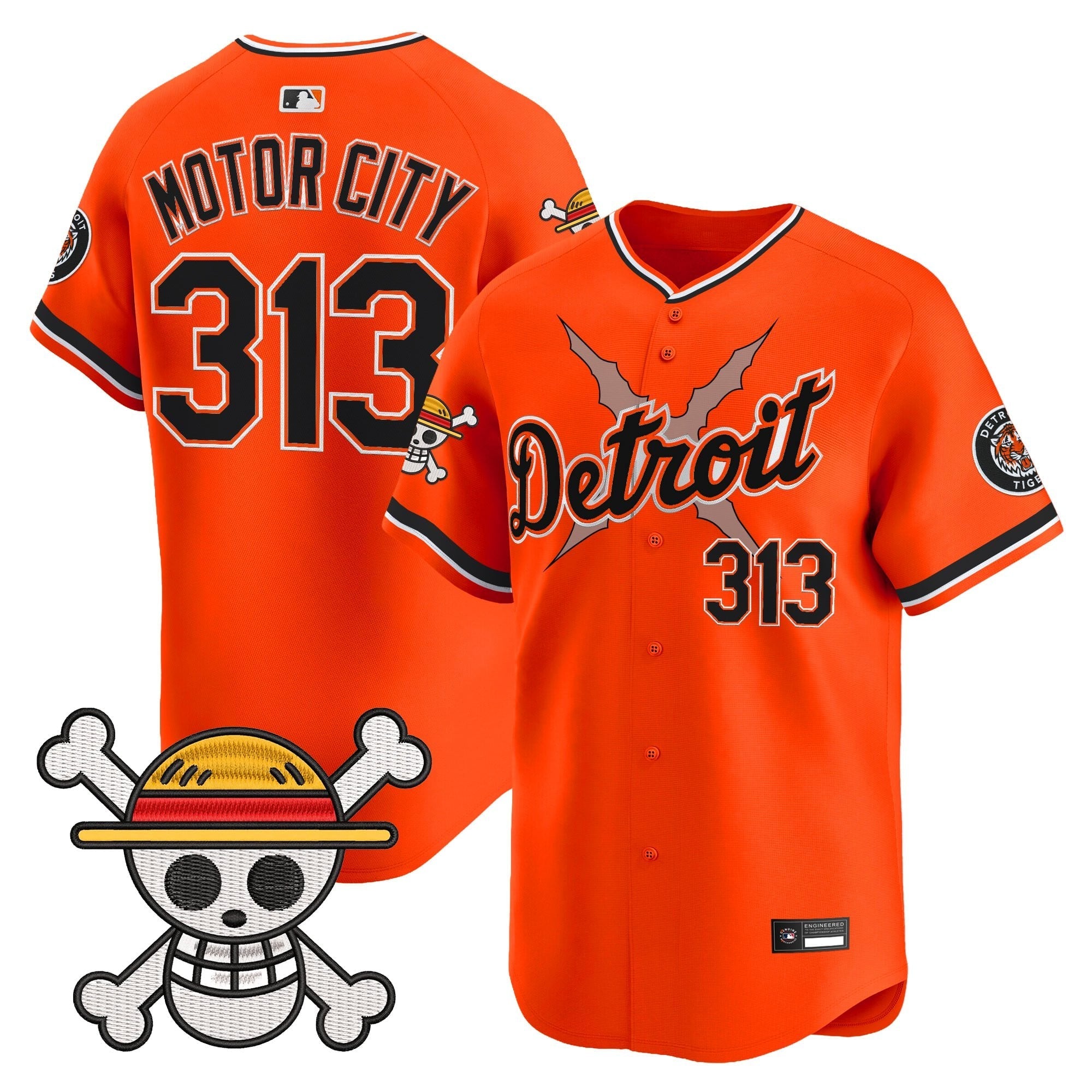 DET x  OP Vapor Premier Limited Jersey - Stitched