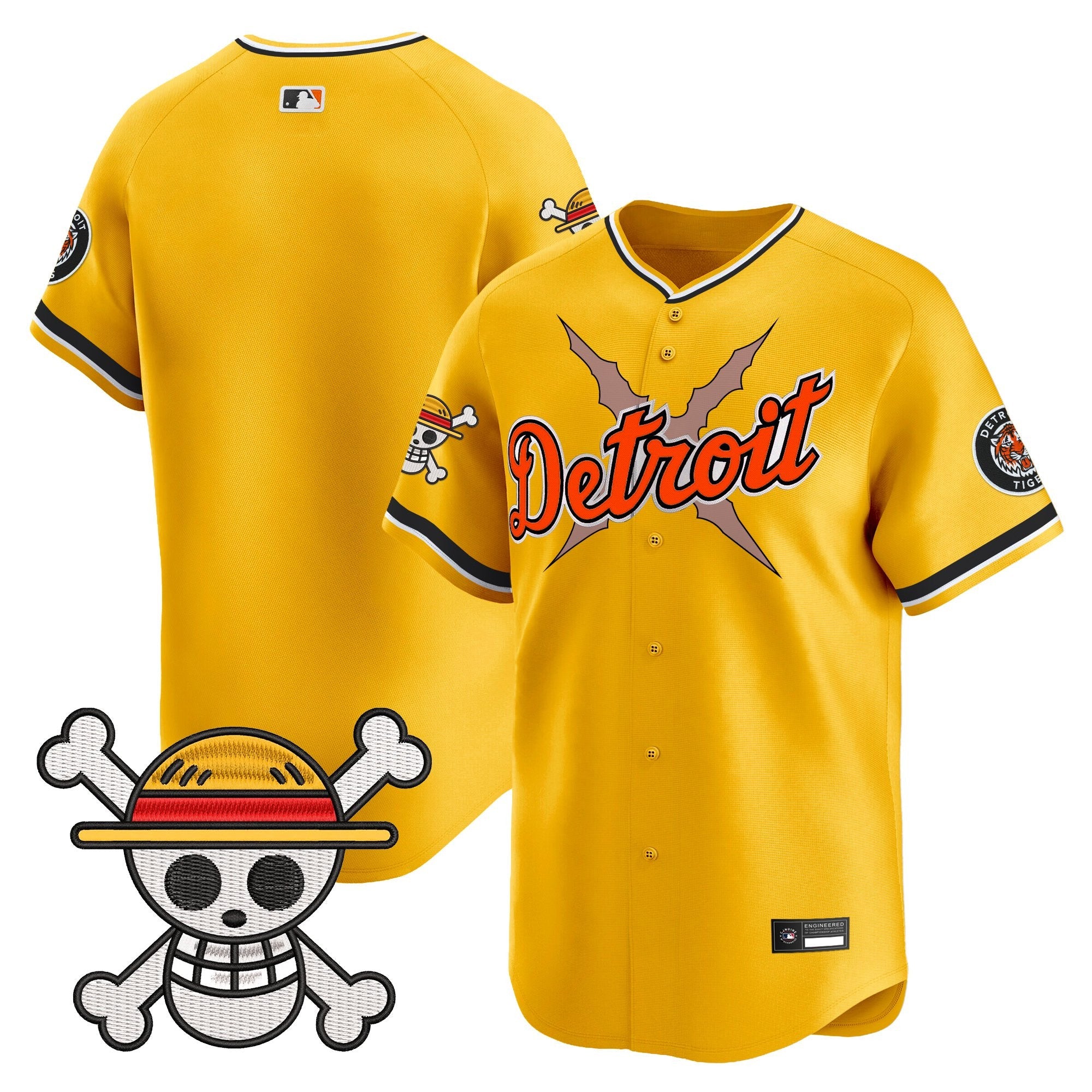 DET x  OP Vapor Premier Limited Jersey - Stitched