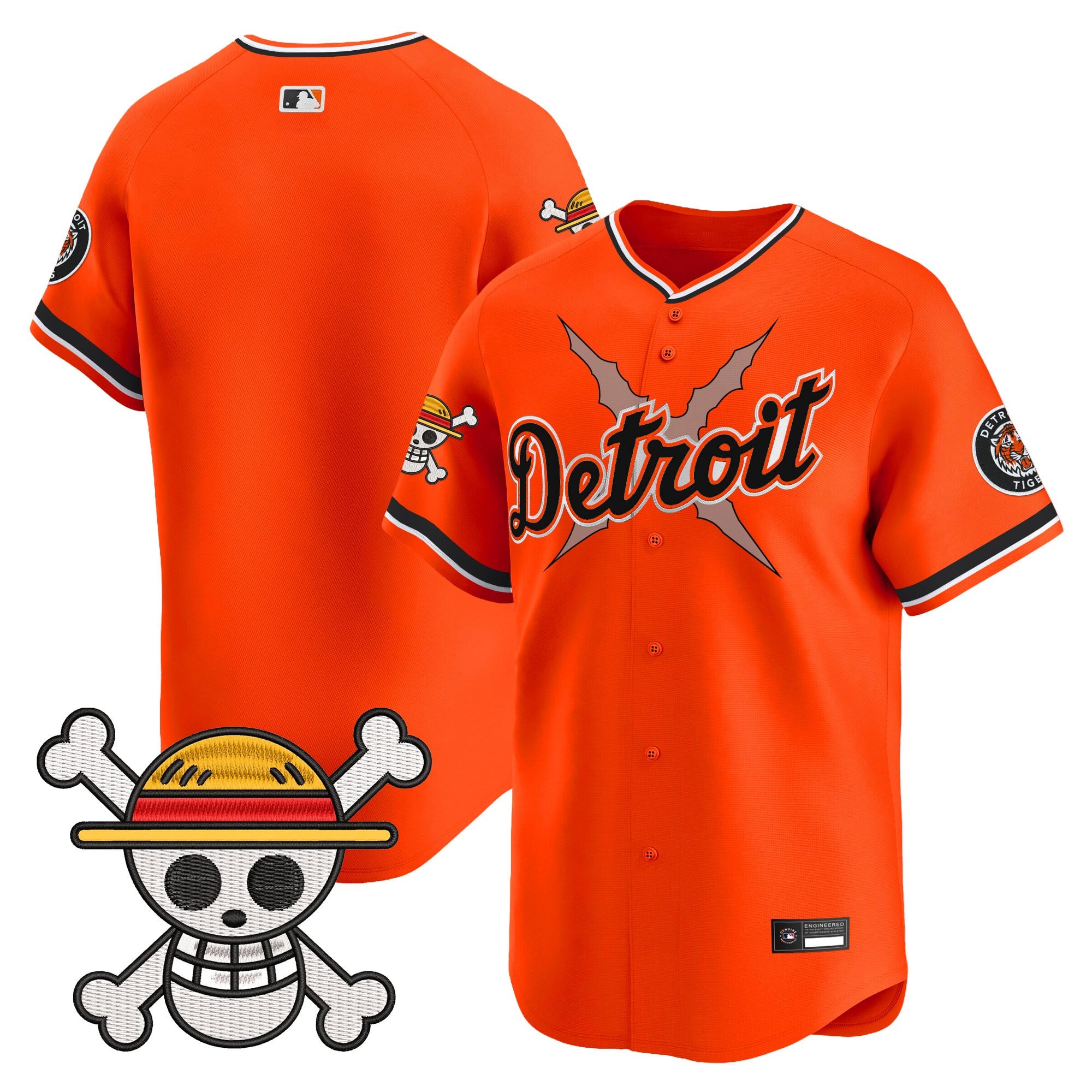 DET x  OP Vapor Premier Limited Jersey - Stitched