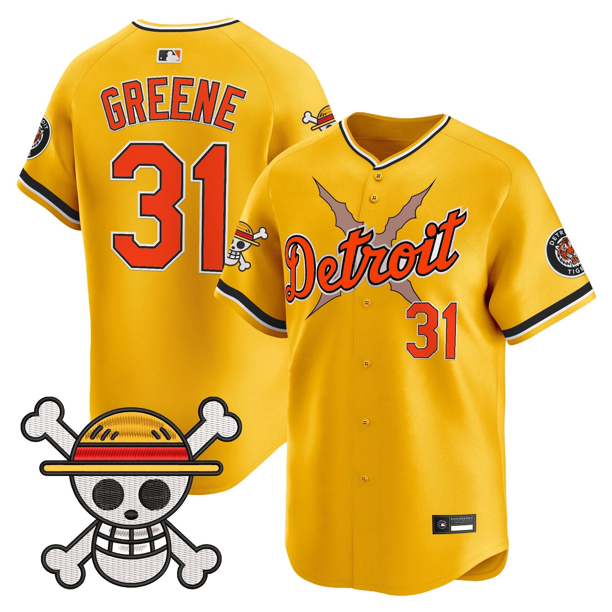 DET x  OP Vapor Premier Limited Jersey - Stitched