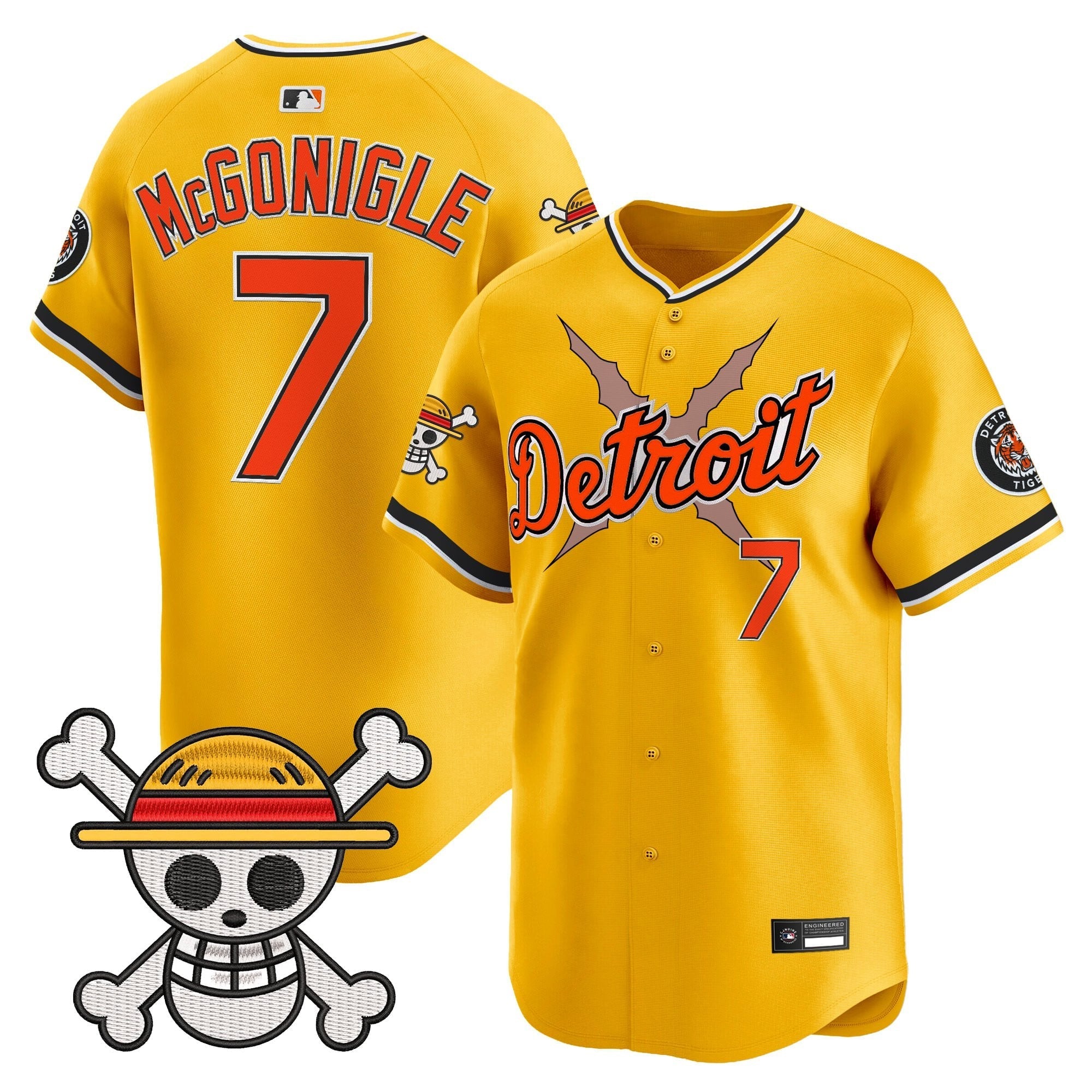 DET x  OP Vapor Premier Limited Jersey - Stitched