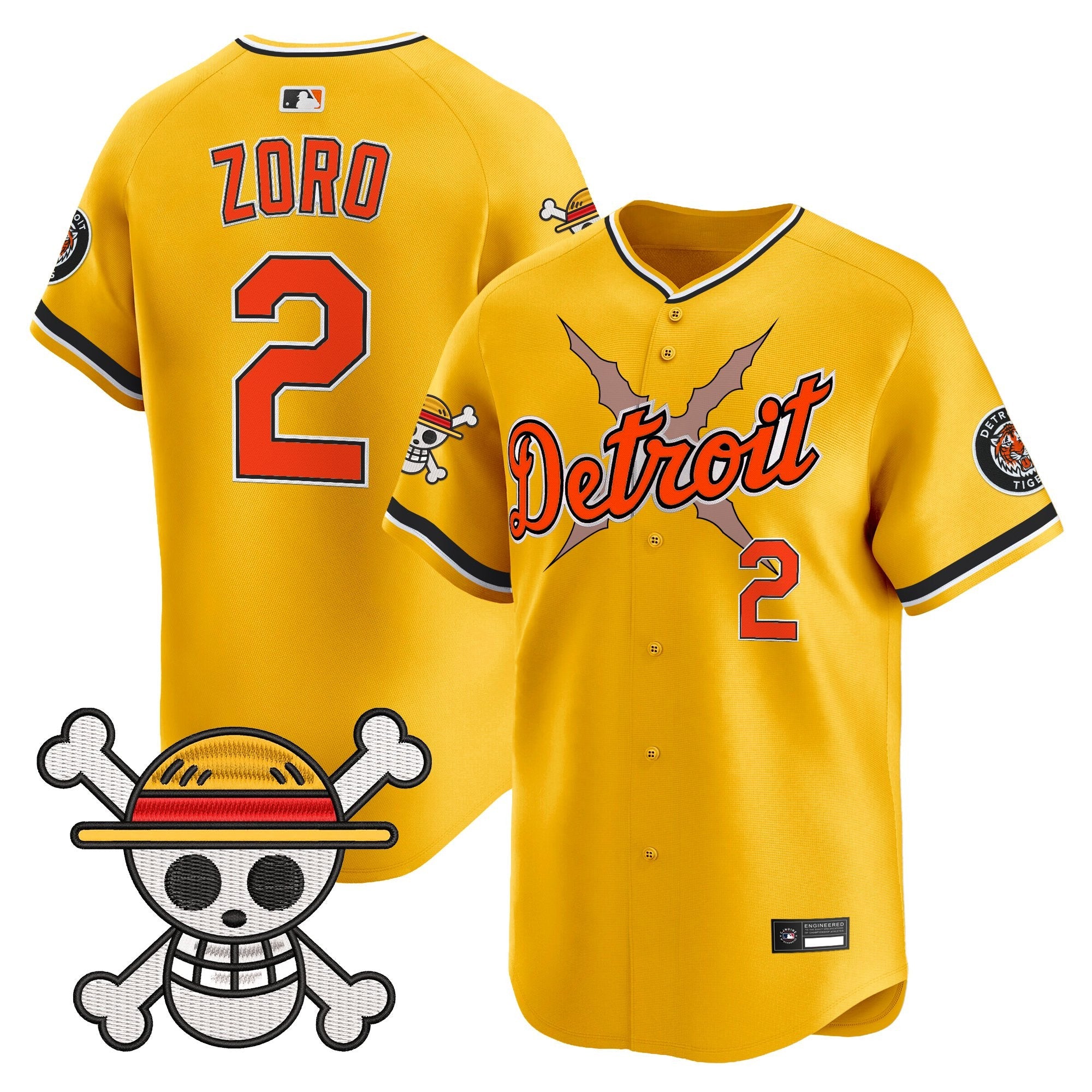 DET x  OP Vapor Premier Limited Jersey - Stitched