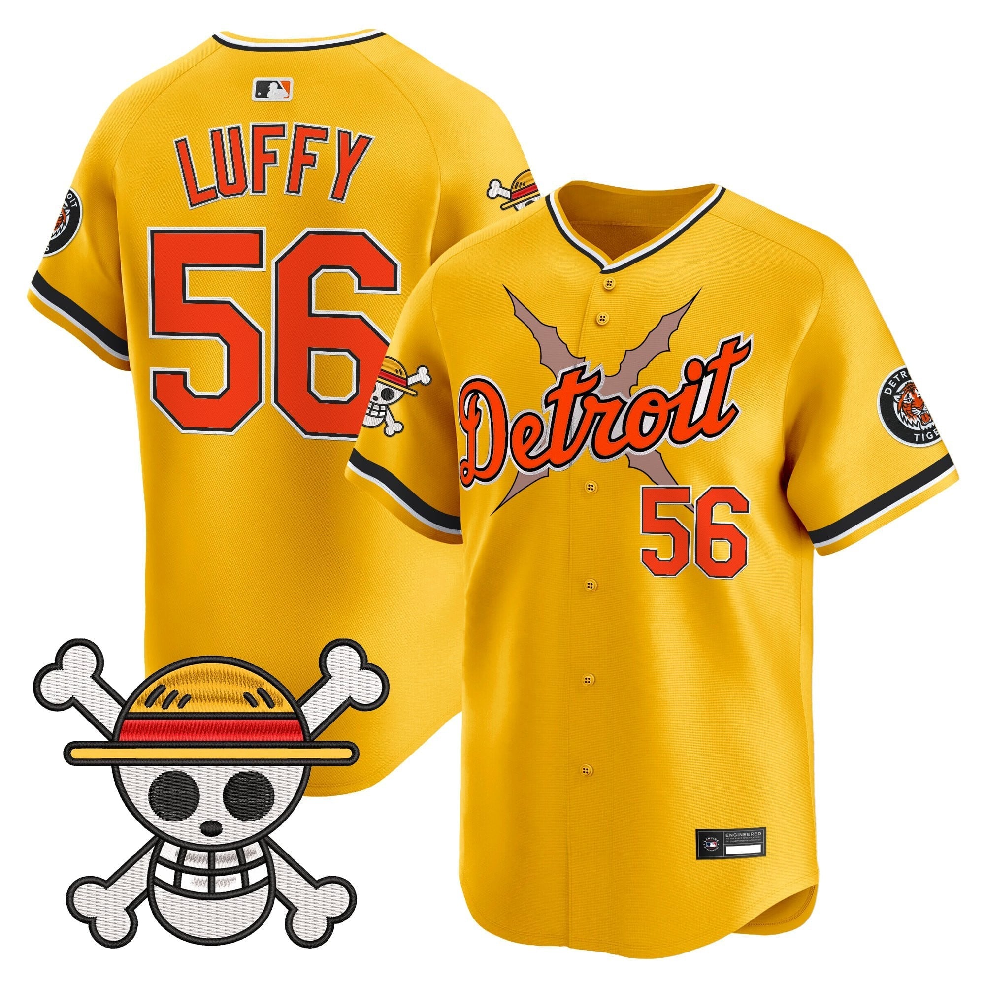DET x  OP Vapor Premier Limited Jersey - Stitched