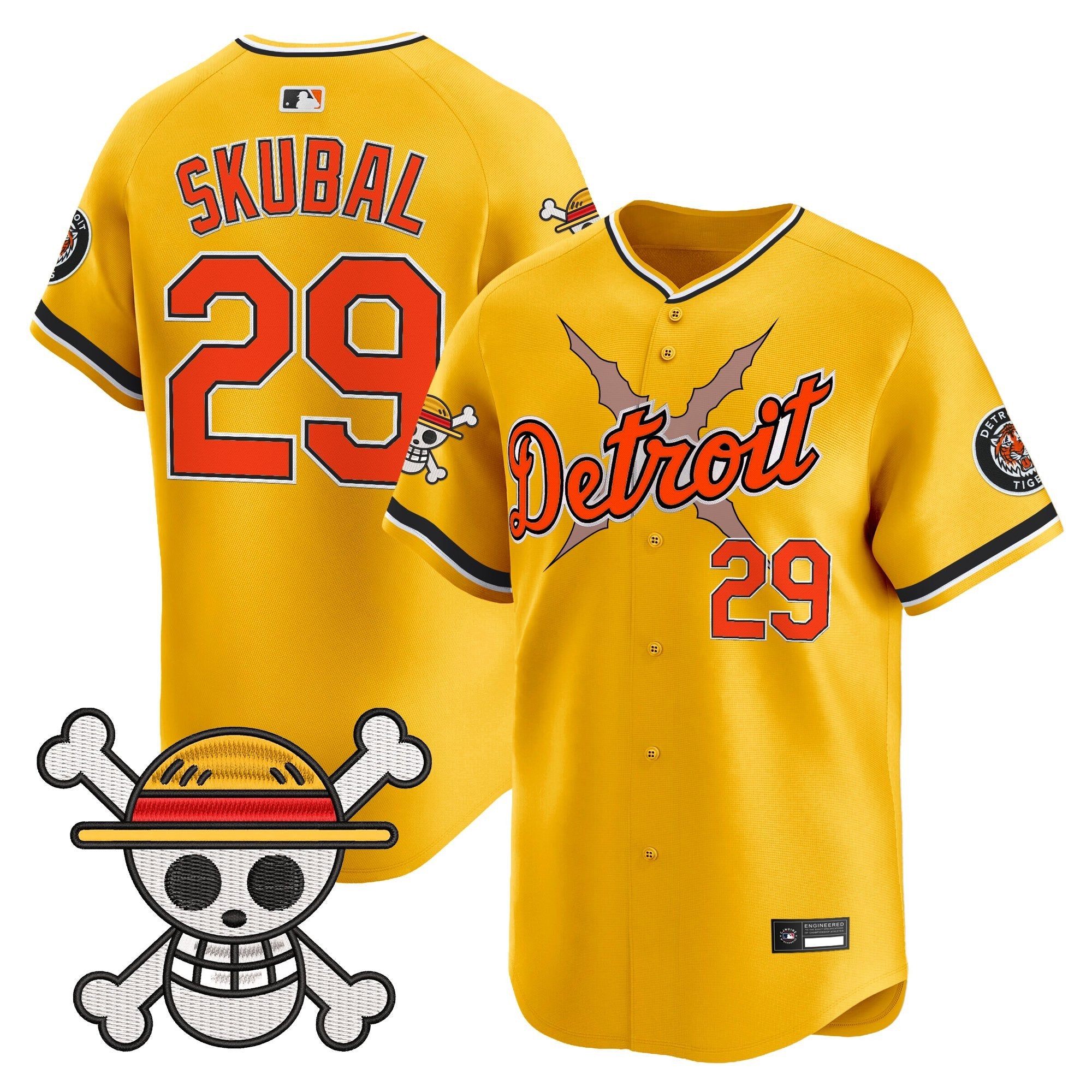 DET x  OP Vapor Premier Limited Jersey - Stitched