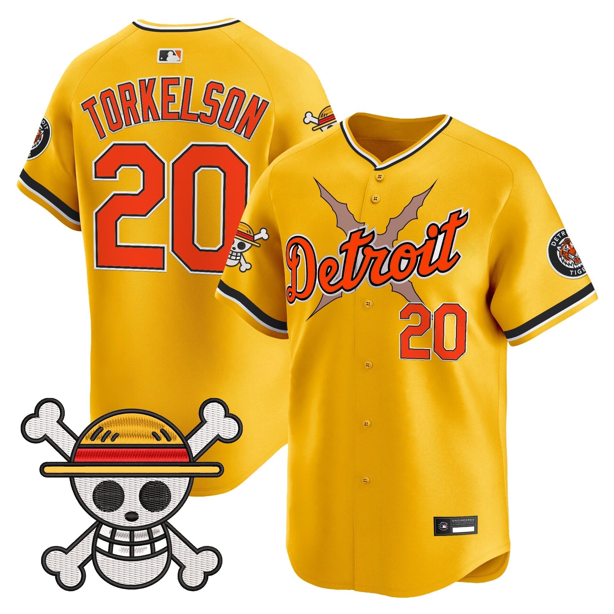 DET x  OP Vapor Premier Limited Jersey - Stitched