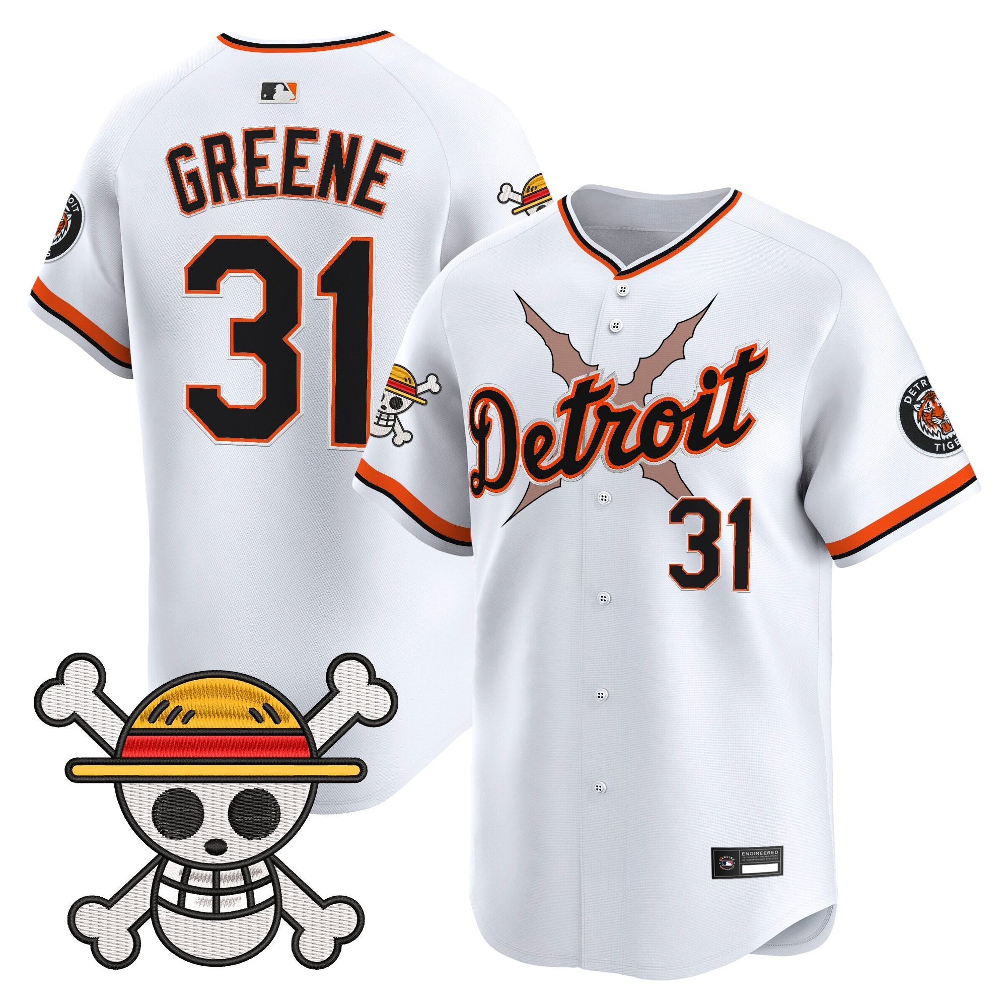 DET x  OP Vapor Premier Limited Jersey - Stitched