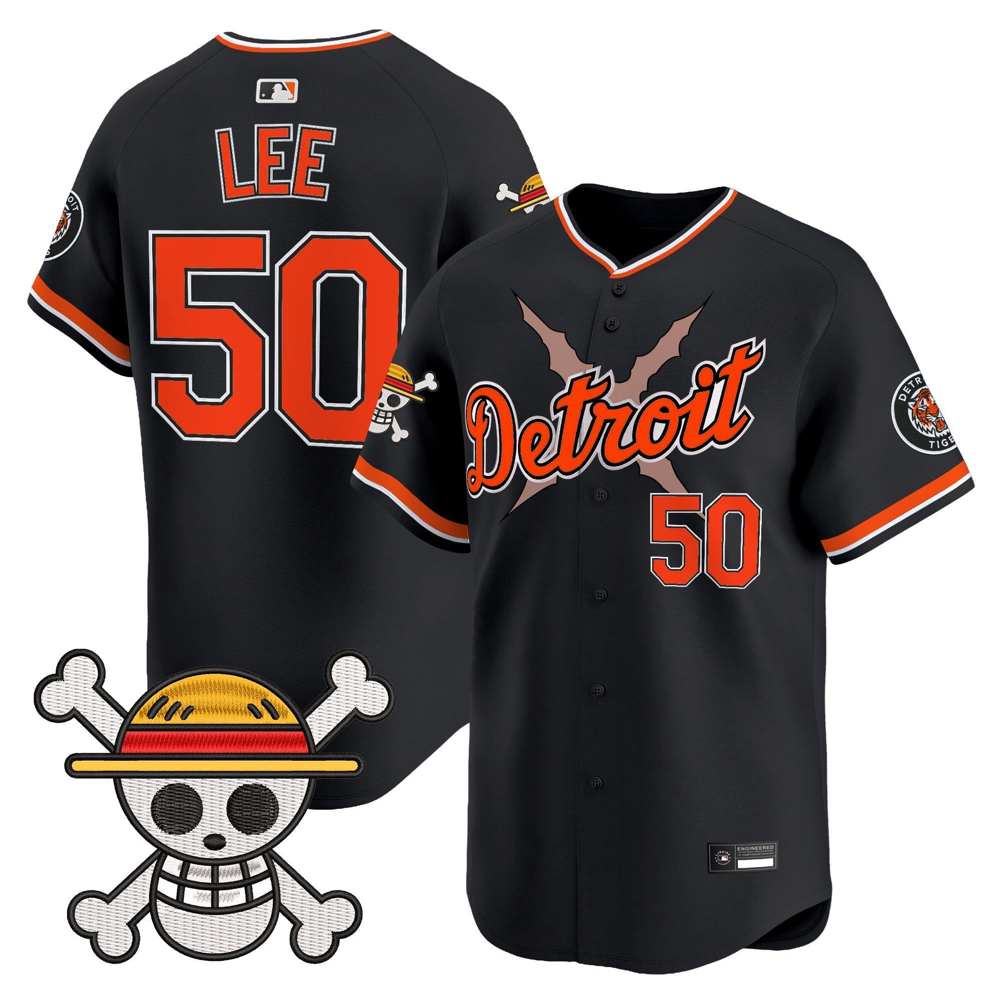 DET x  OP Vapor Premier Limited Jersey - Stitched