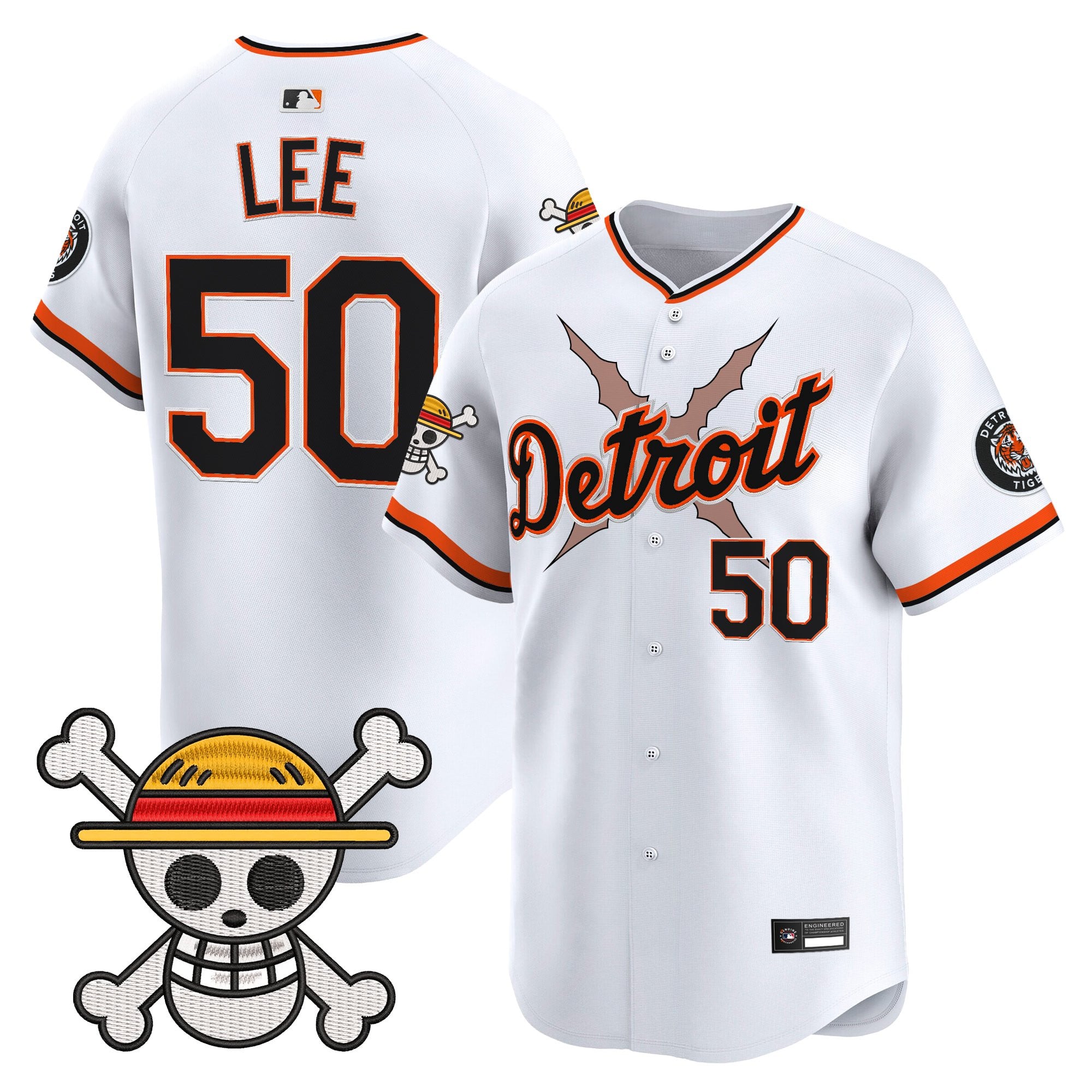 DET x  OP Vapor Premier Limited Jersey - Stitched
