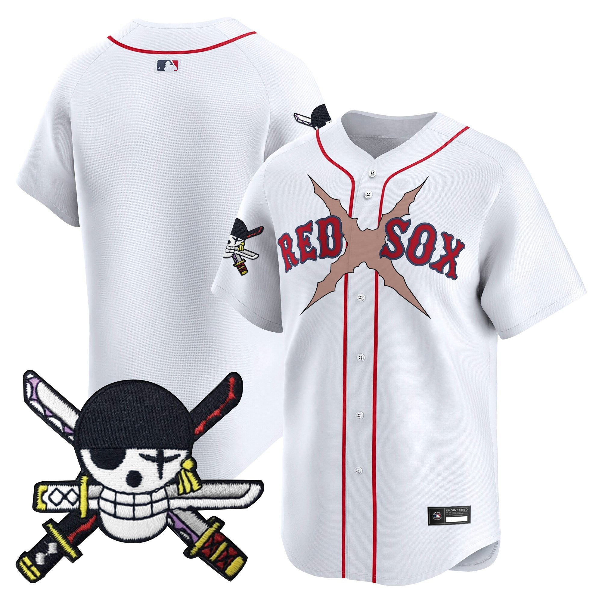 BOS x  OP Zr Patch Vapor Premier Limited Jersey - Stitched