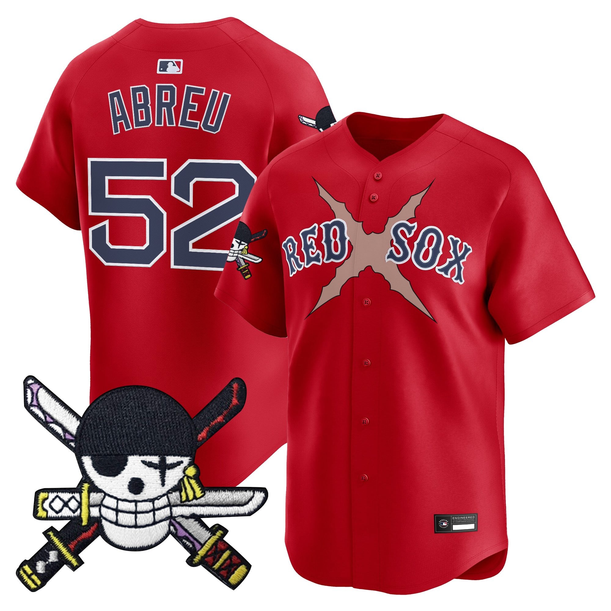 BOS x  OP Zr Patch Vapor Premier Limited Jersey - Stitched