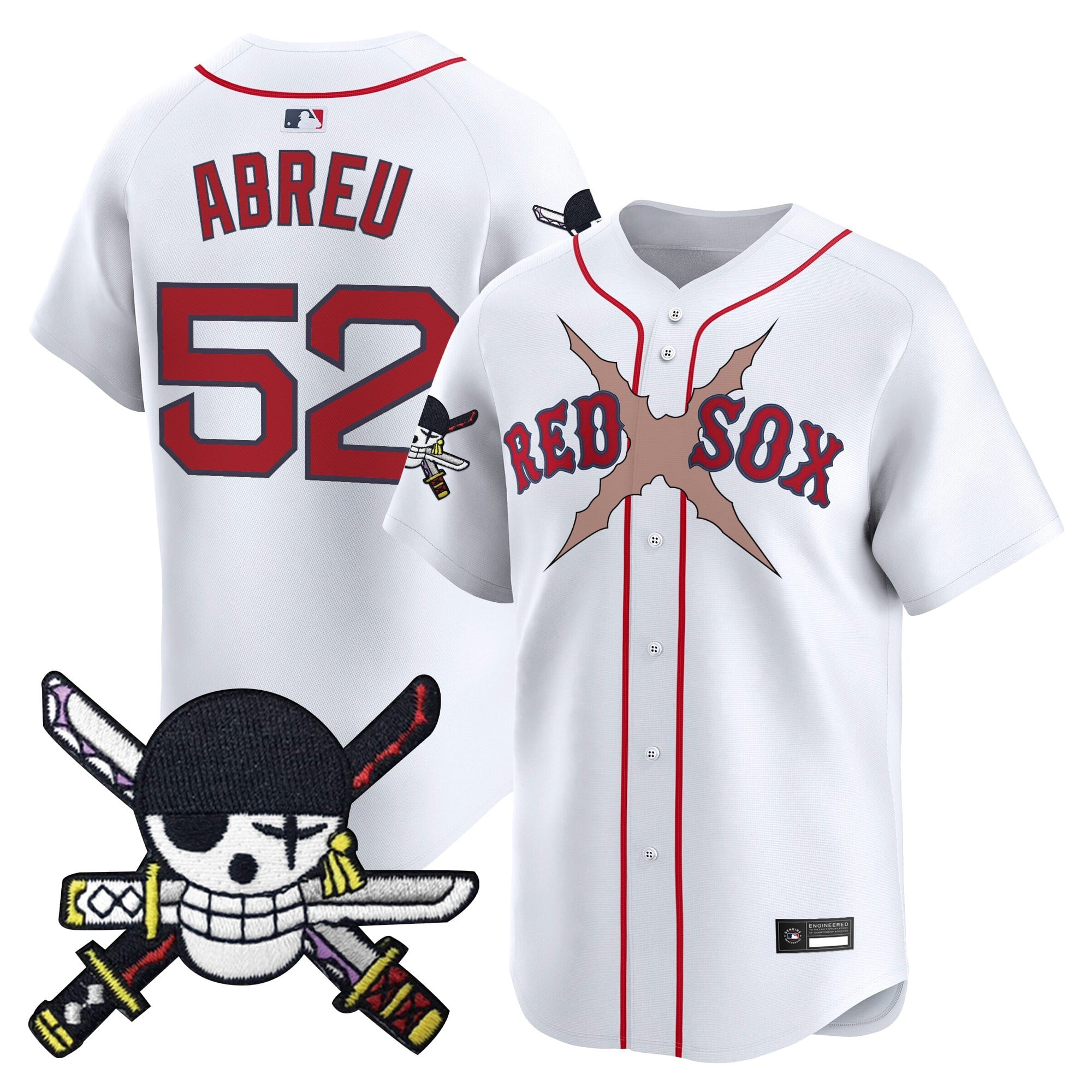 BOS x  OP Zr Patch Vapor Premier Limited Jersey - Stitched