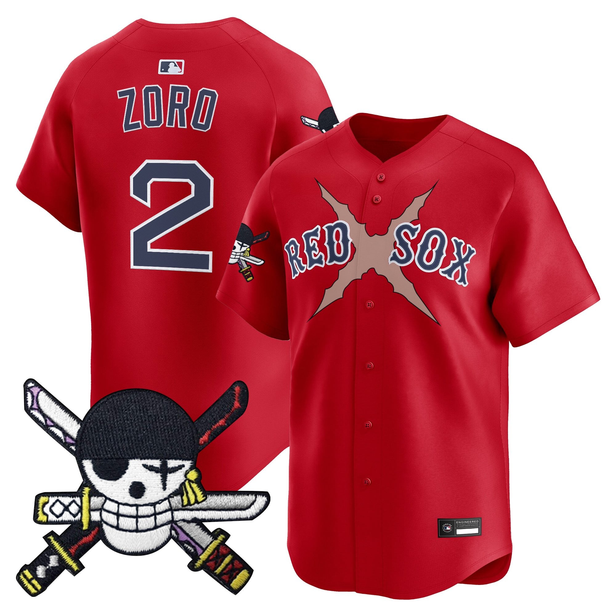 BOS x  OP Zr Patch Vapor Premier Limited Jersey - Stitched