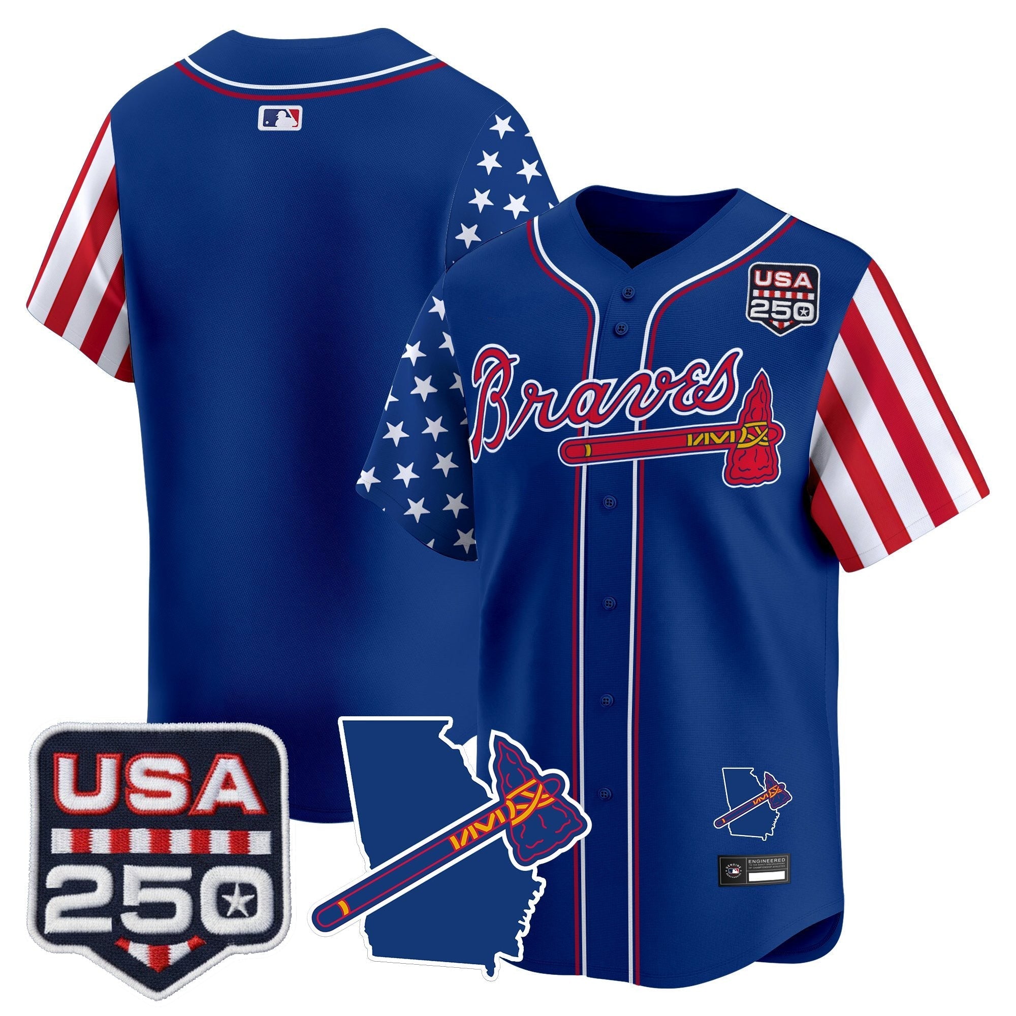 ATL "America 250 Edition" Vapor Premier Limited Jersey - Stitched