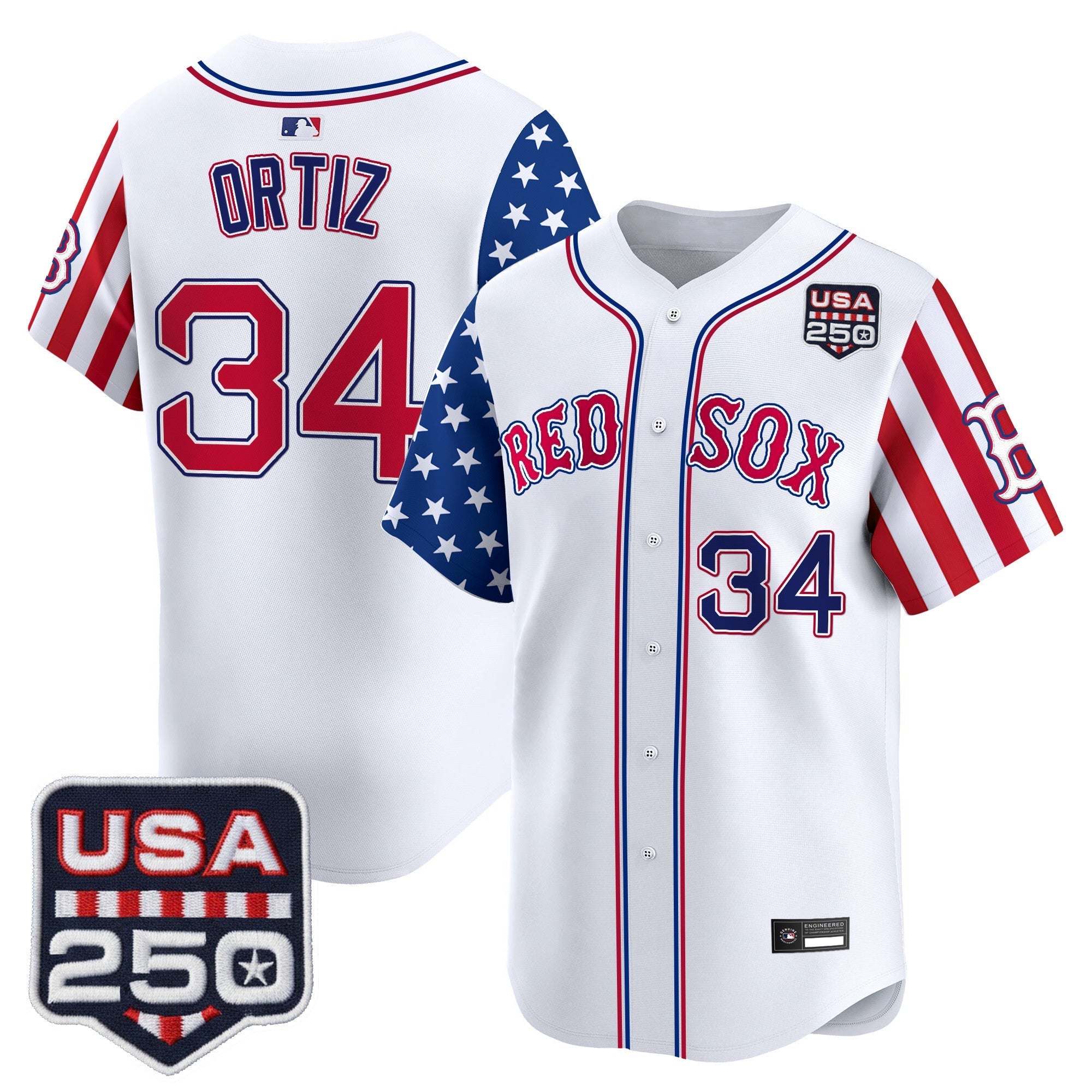 BOS "America 250 Edition" Vapor Premier Limited Jersey - Stitched