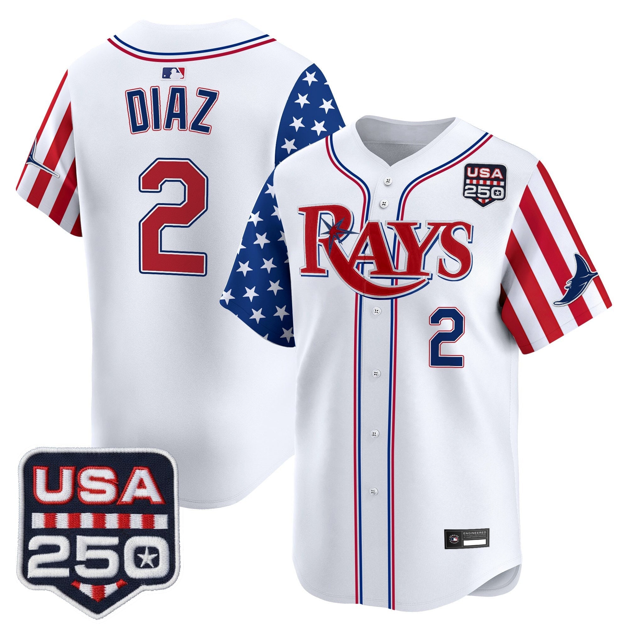 TB "America 250 Edition" Vapor Premier Limited Jersey - Stitched