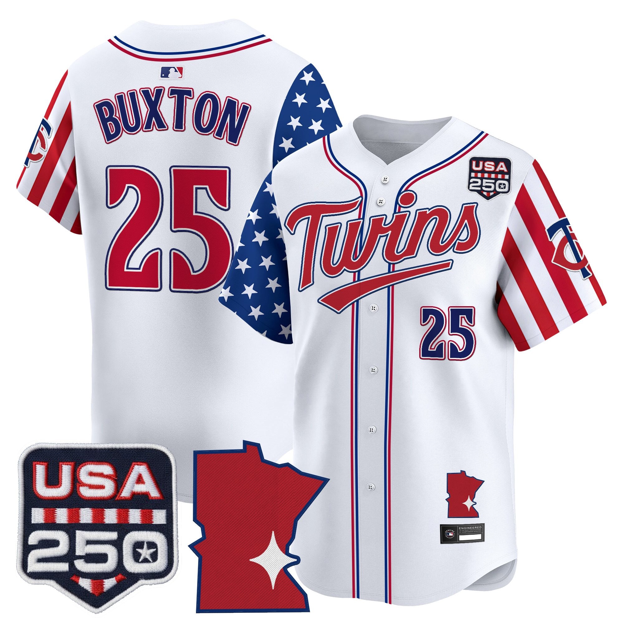 MIN "America 250 Edition" Vapor Premier Limited Jersey - Stitched