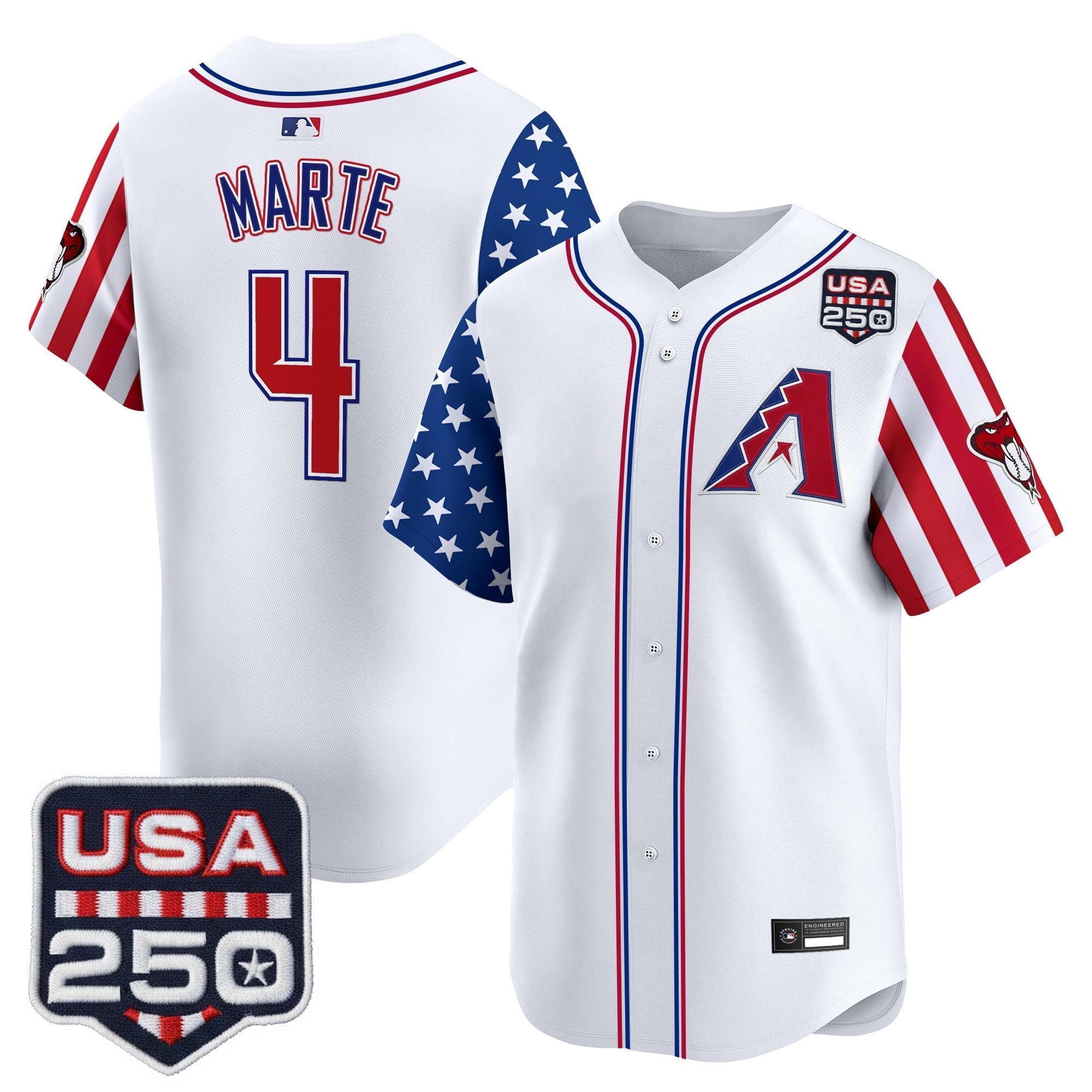 ARI "America 250 Edition" Vapor Premier Limited Jersey - Stitched