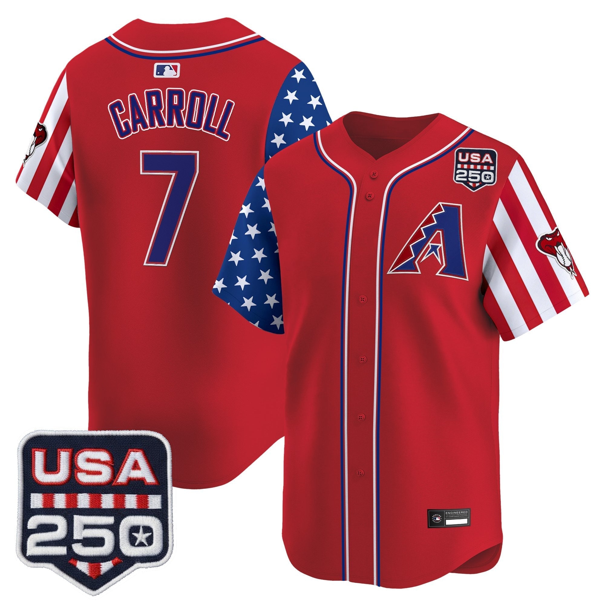 ARI "America 250 Edition" Vapor Premier Limited Jersey - Stitched