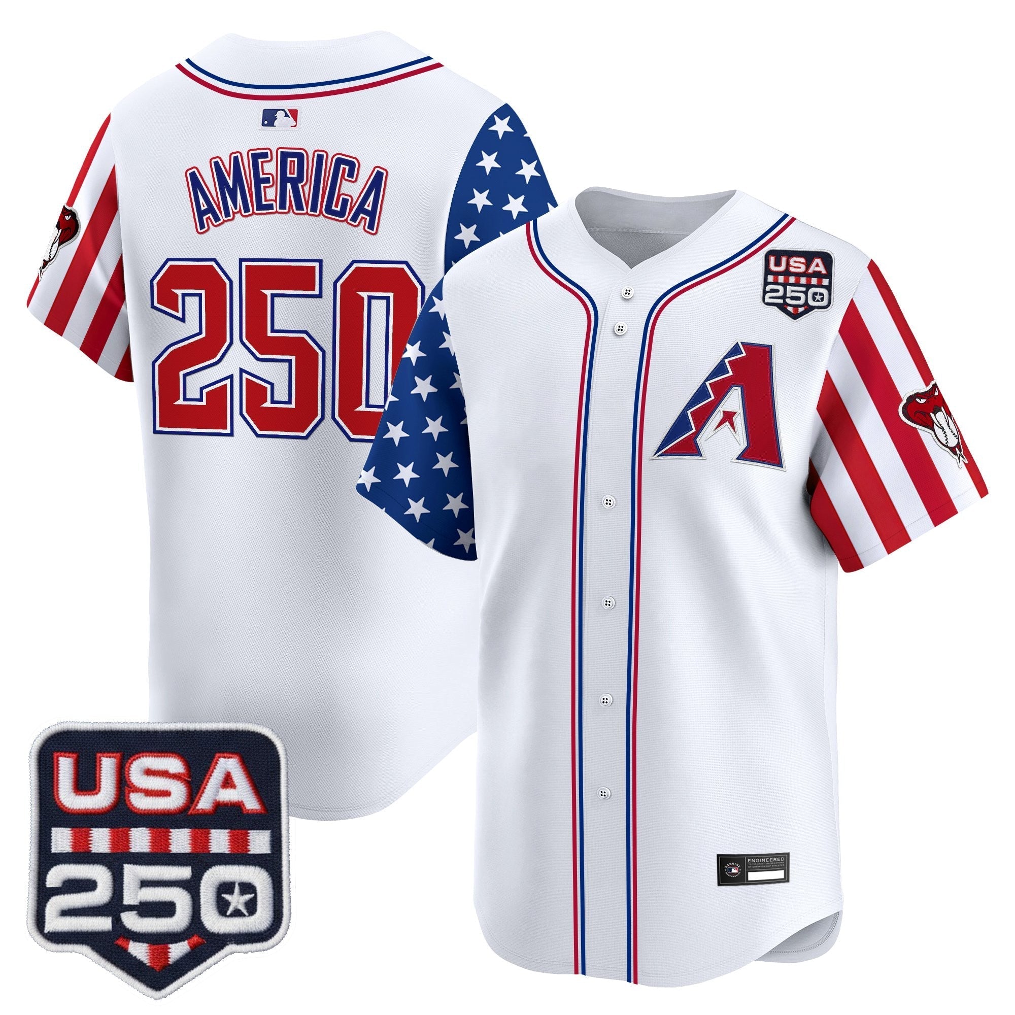 ARI "America 250 Edition" Vapor Premier Limited Jersey - Stitched